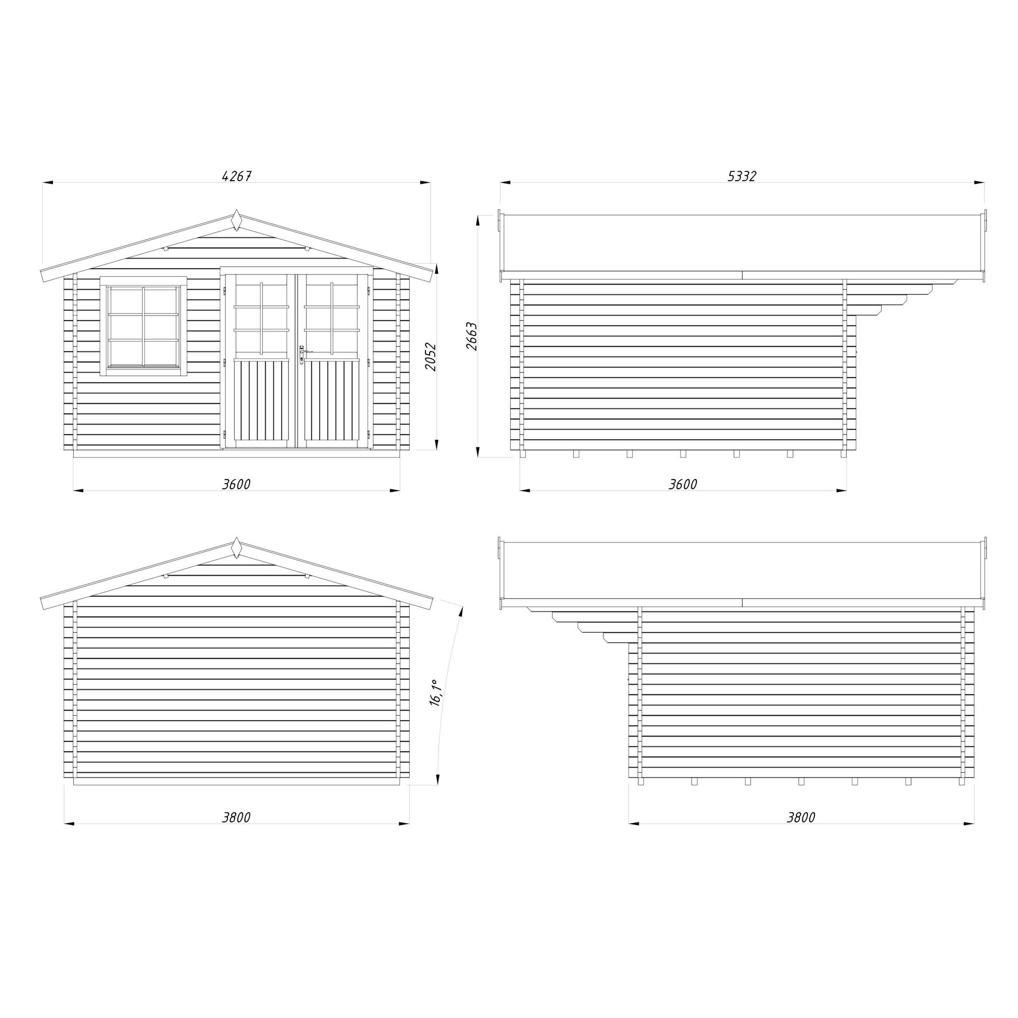 Anneks Palmako Sally 12,3 m2