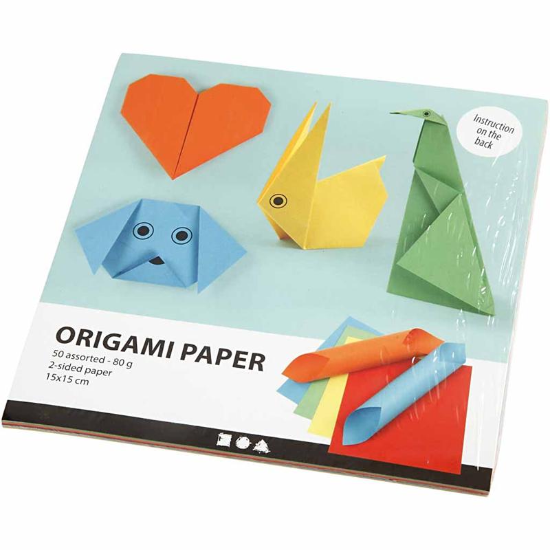 Origamipapir Creativ Company Str 15x15 cm 80 g 1 Pk