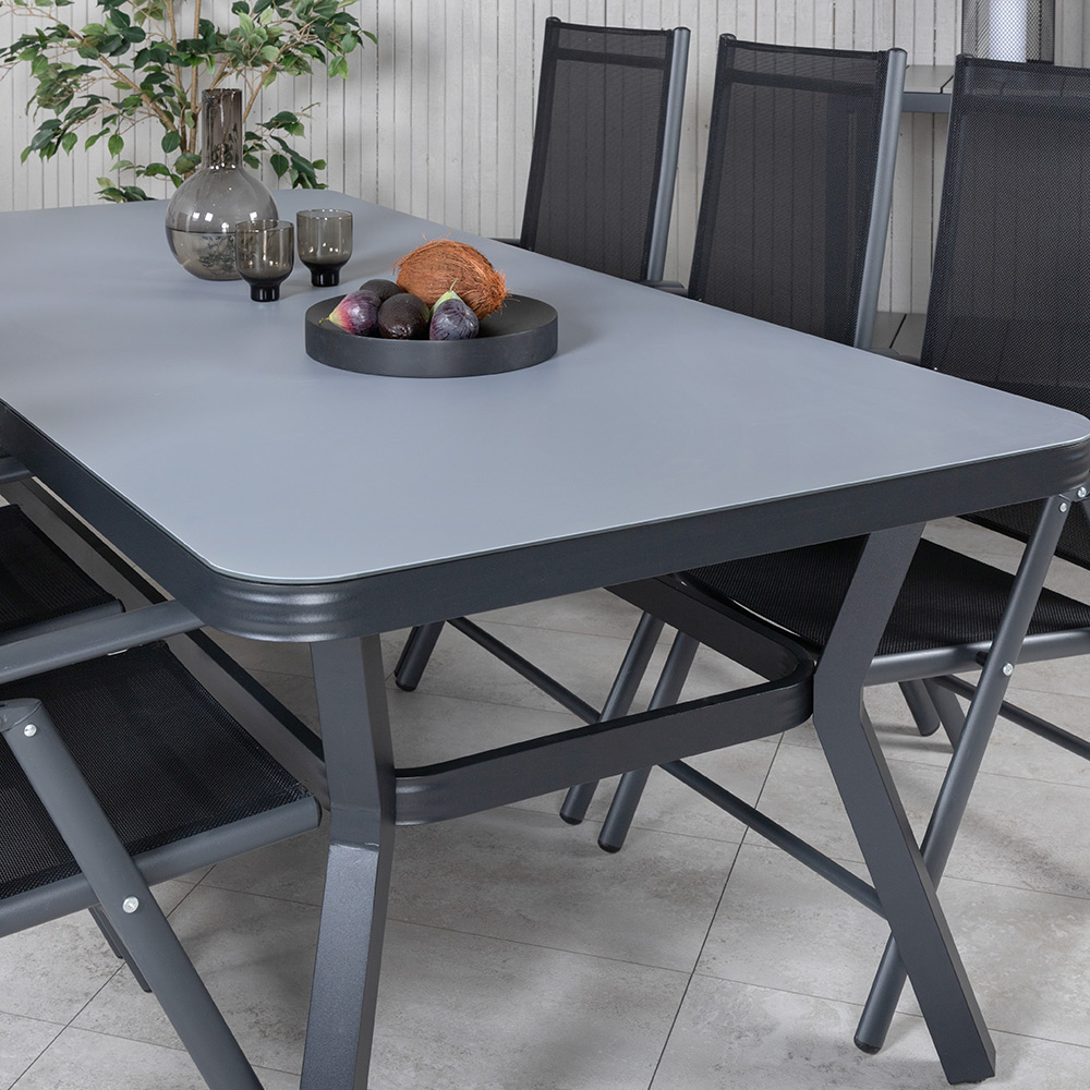 Spisegruppe Venture Home Vyn med 6 Bend Spisestoler