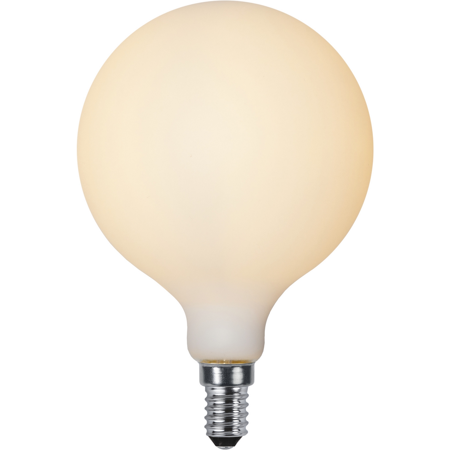 LED-Lampe Star Trading E14 G95 Opal Double Coating Dimbar