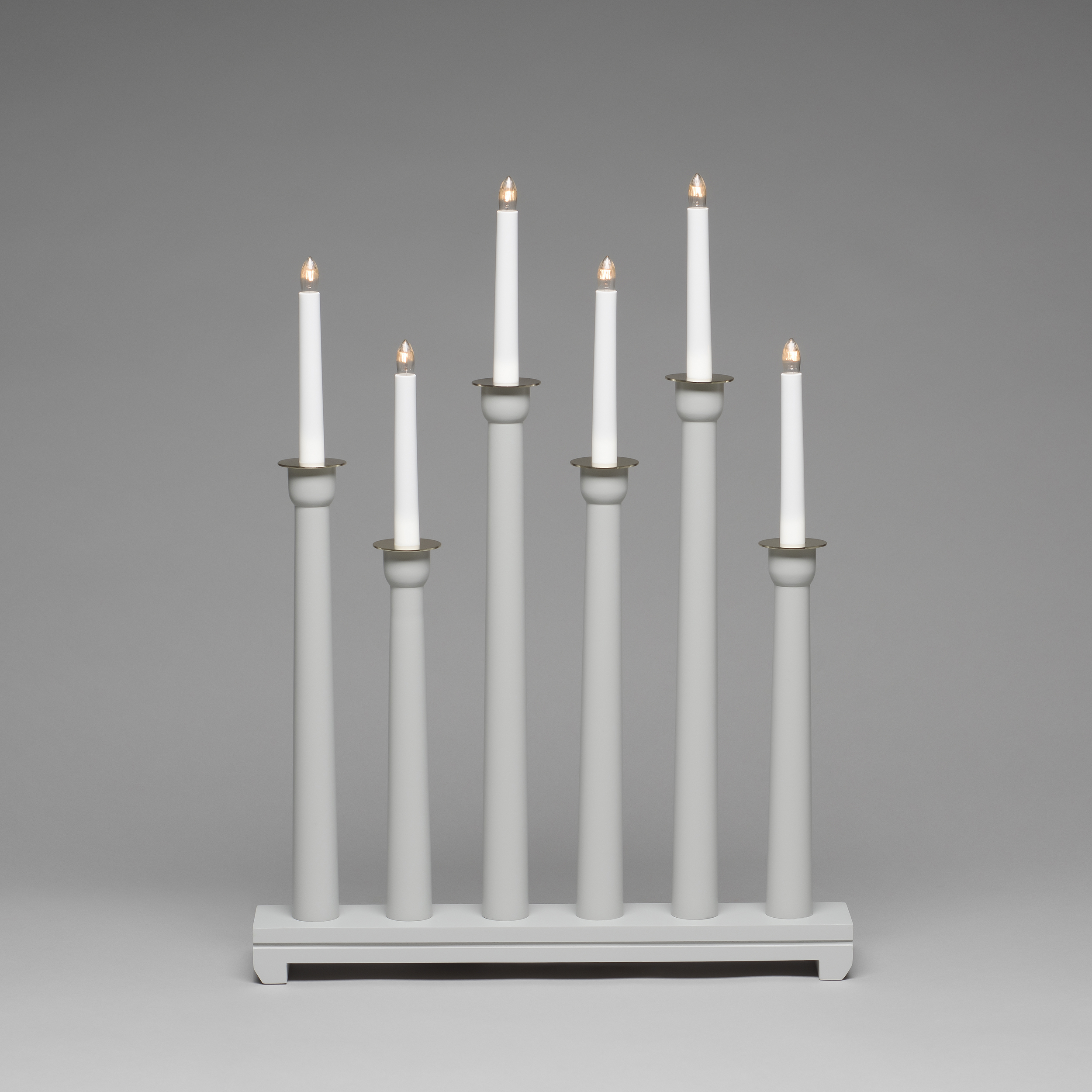 Adventstake Gnosjö Konstsmide 6L Tre Messing