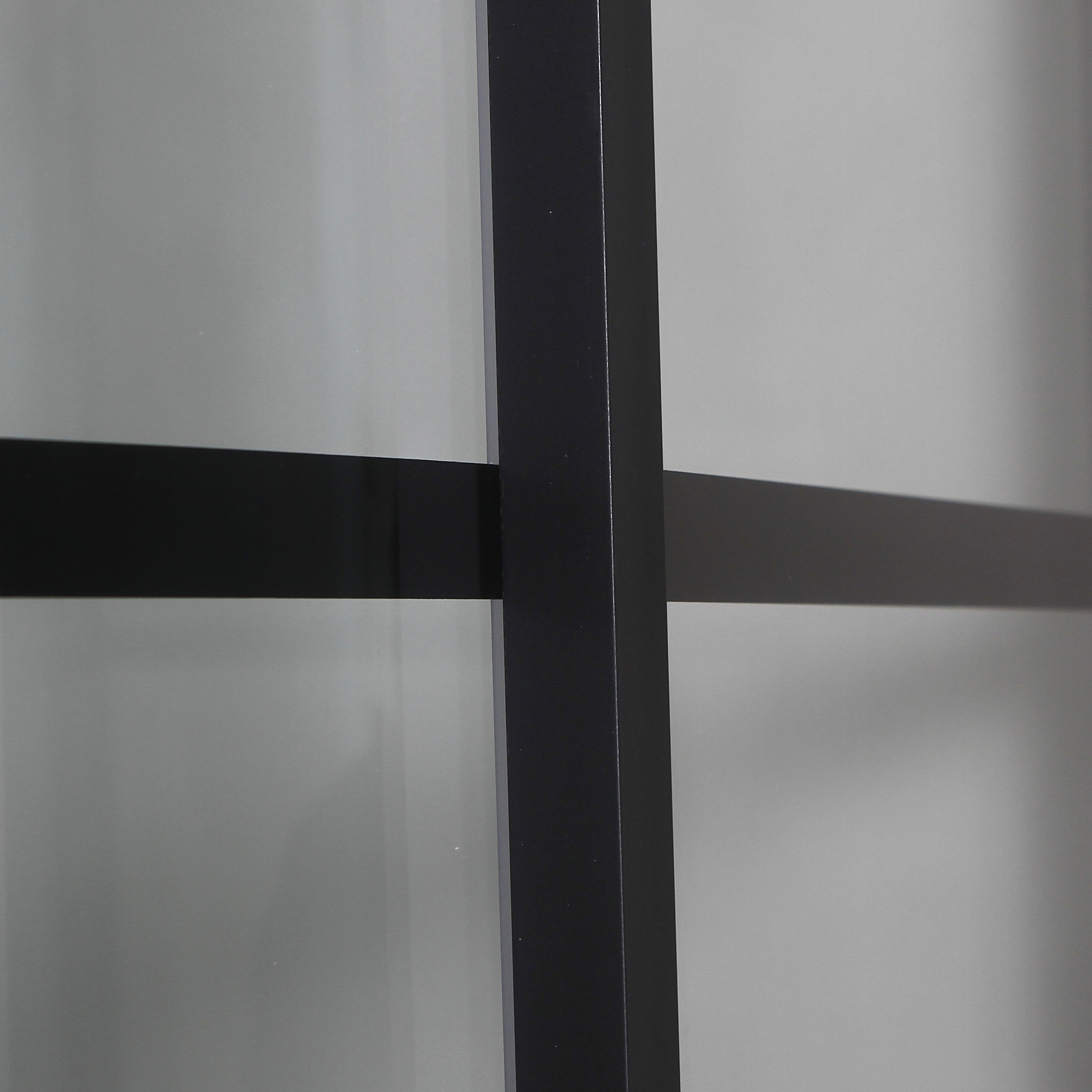 Dusjkabinett Bathlife Betrakta 80x80 Svart/Hvit