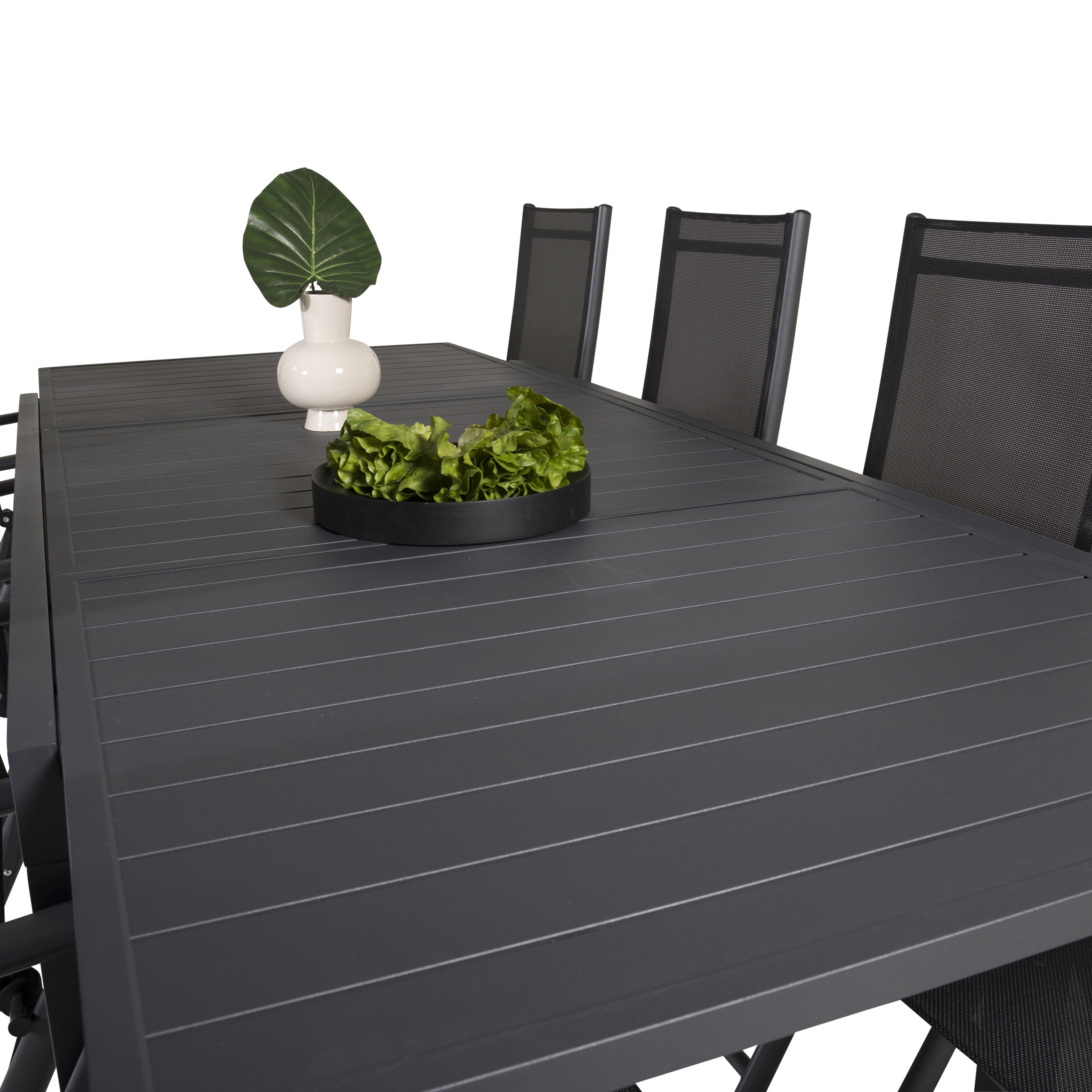 Spisegruppe Venture Home Madrid 160/240 med 8 Bront Spisestoler