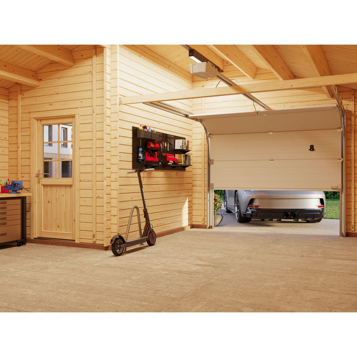 Garasjebod Palmako Roger 28,1 m2 med Leddport