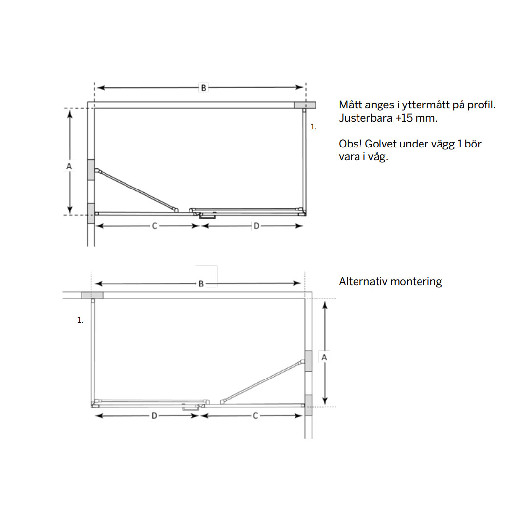 Duschhörn Macro Design Empire L Linjeglas