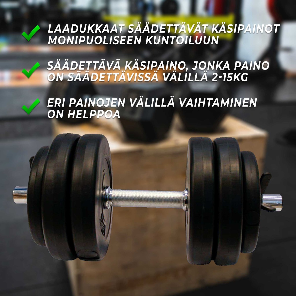 Manual Fitn Shape 15 kg justerbar