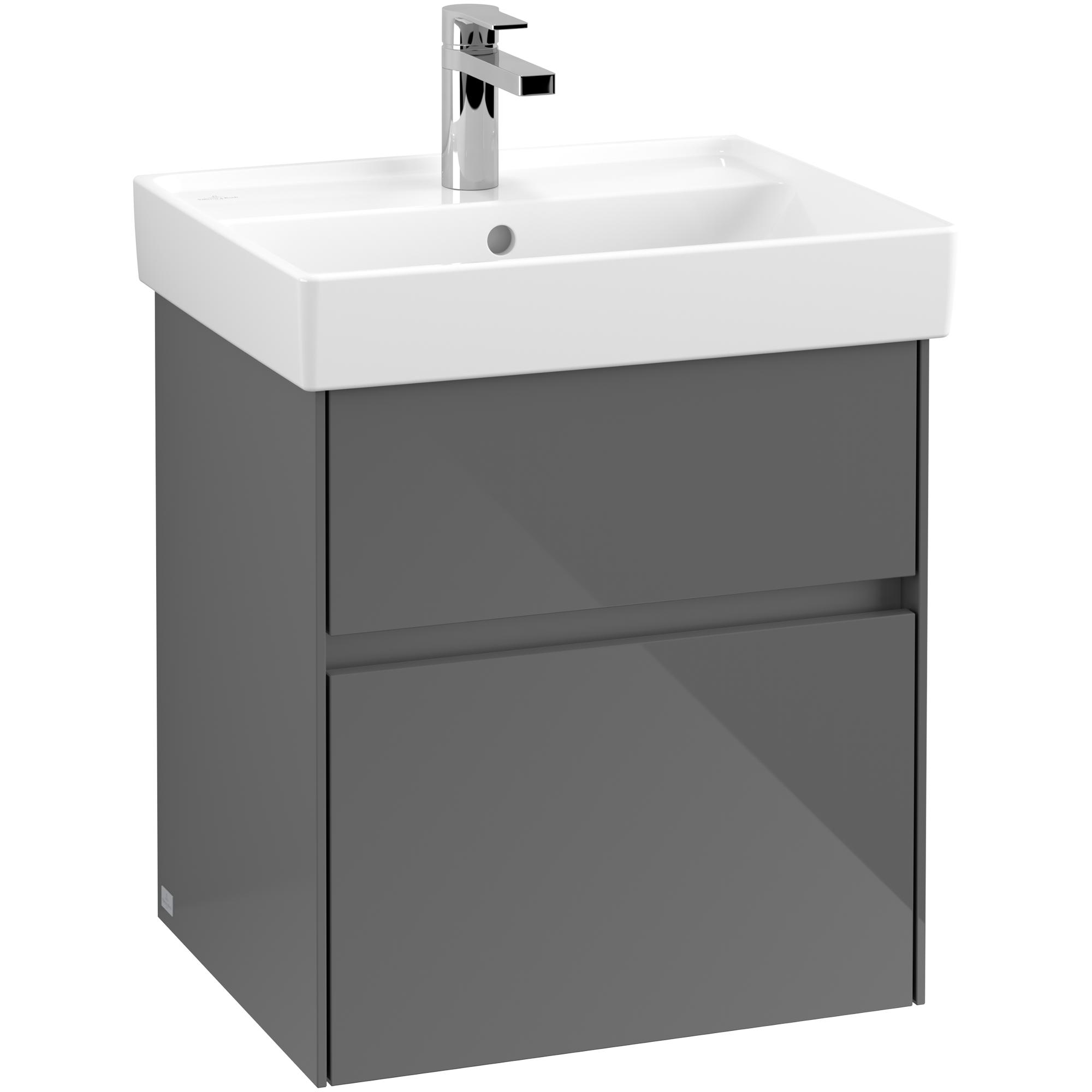 Tvättställsskåp Villeroy & Boch Collaro med 2 Lådor för Inbyggt Tvättställ | badrum - badrumsmobler - tvattstallsskap-och-kommod | KakelKungen