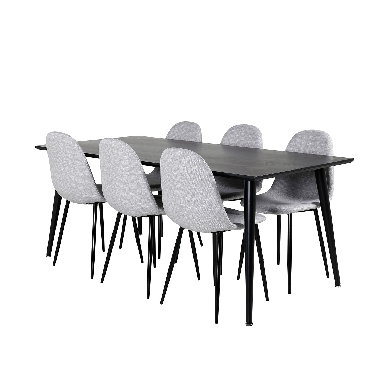 Spisegruppe Venture Home Dipp med 6 Polar Stoler