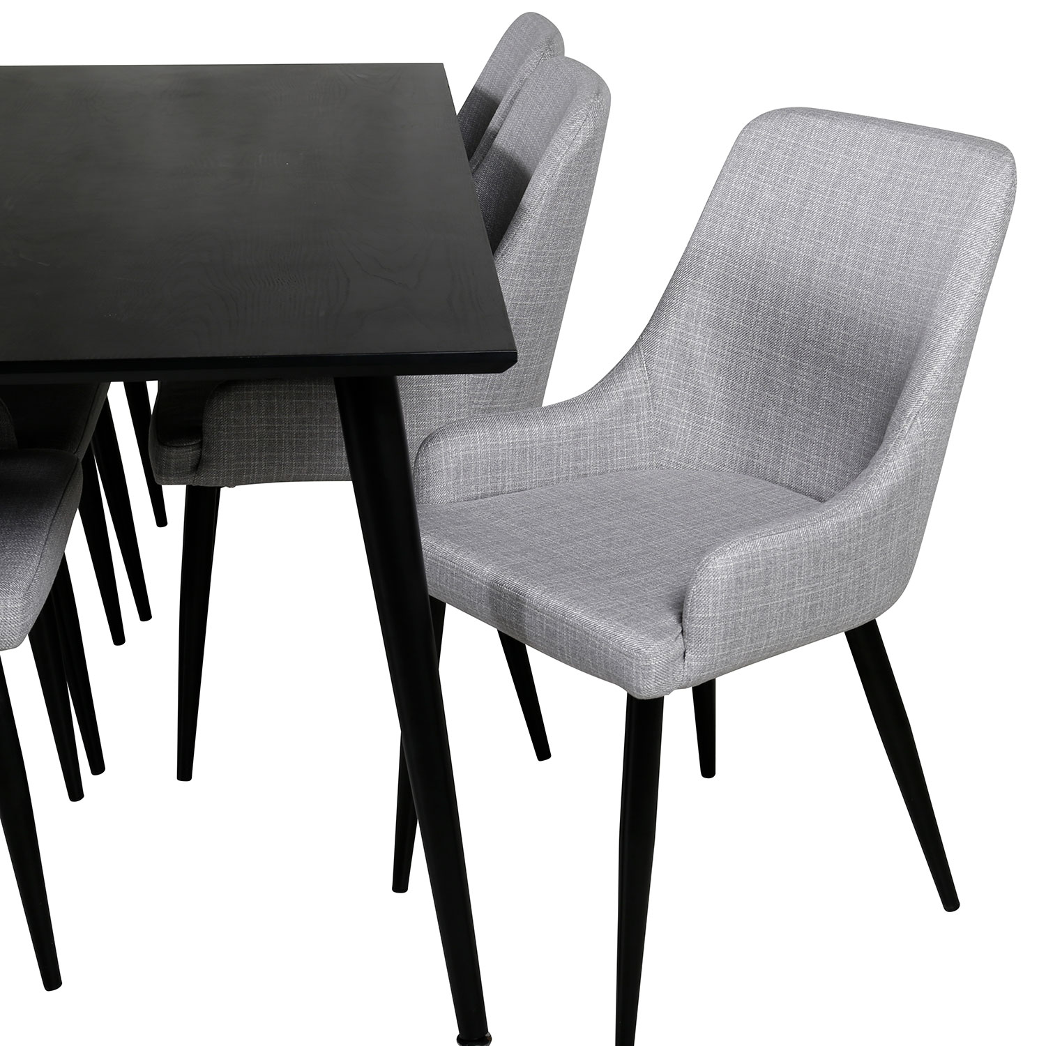 Spisegruppe Venture Home Dipp med 6 Plaza Stoler