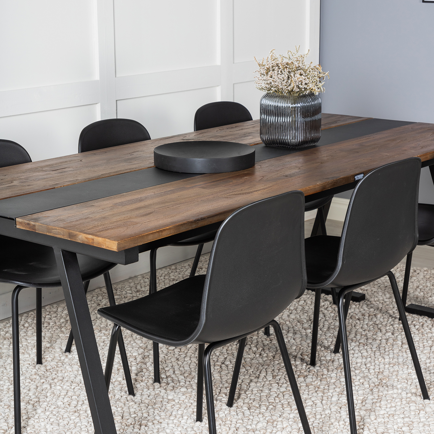 Spisegruppe Venture Home Jane med 6 Ardi Stoler