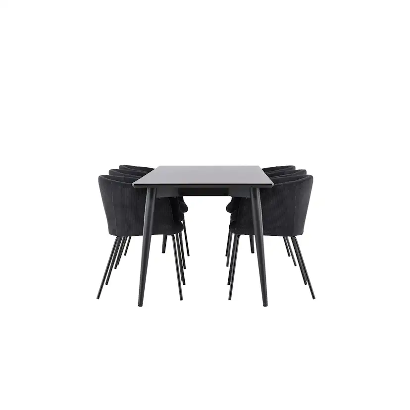 Spisegruppe Venture Home Ellis 230 med 6 stk Berit Stoler