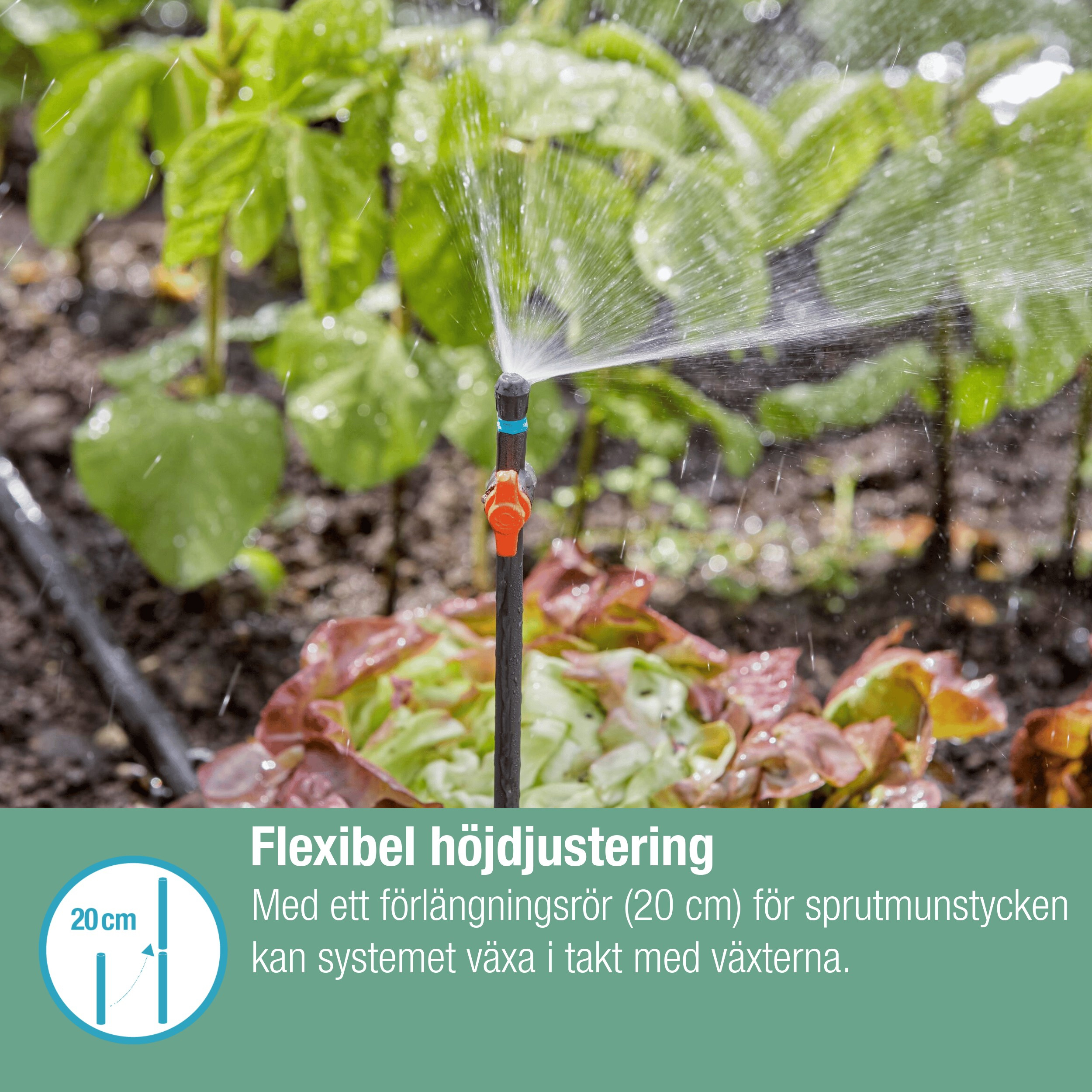 Sprederdyse Gardena Micro 90°