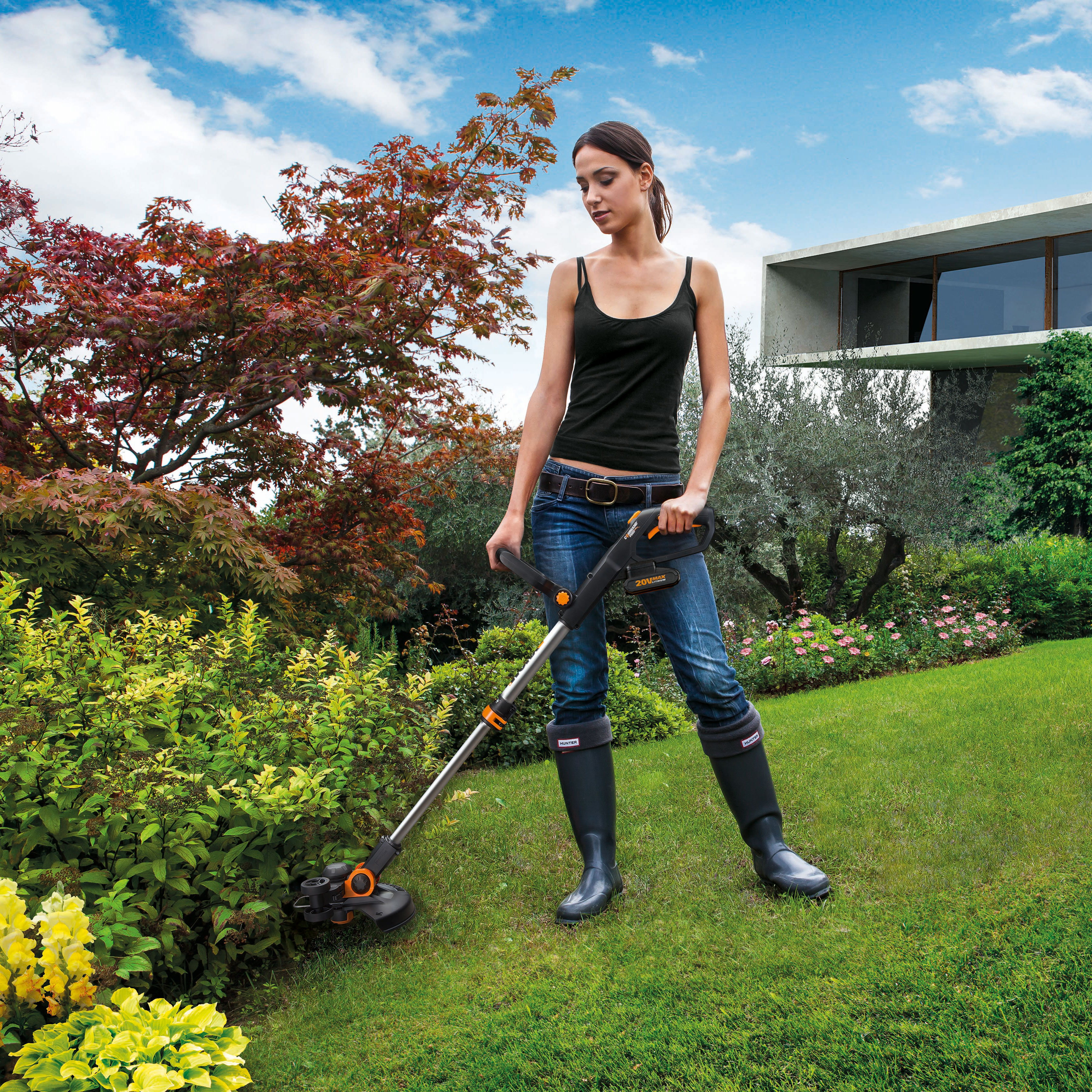 Gresstrimmer Worx WG163E uten Batteri