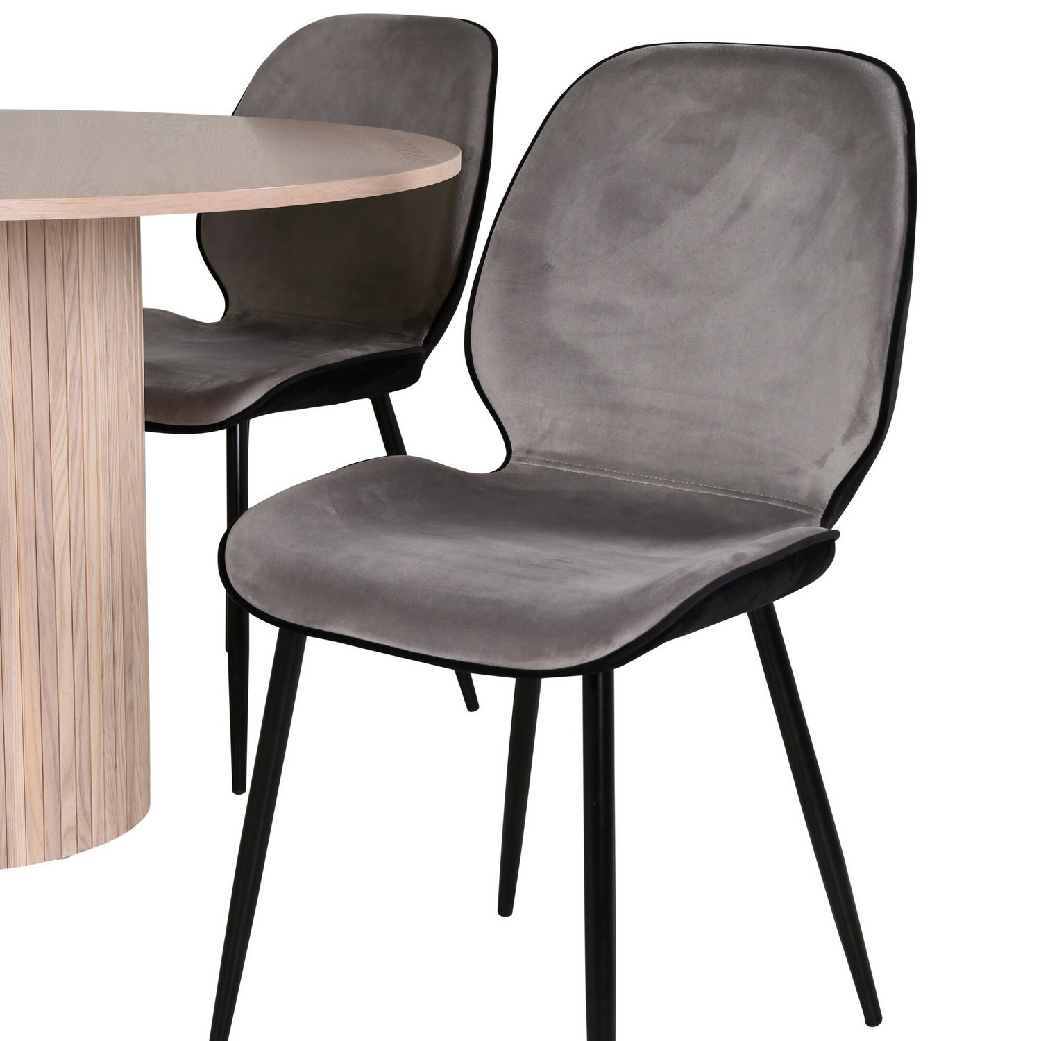 Spisegruppe Venture Home med Bianca Spisebord og 4 Elisa Spisestoler