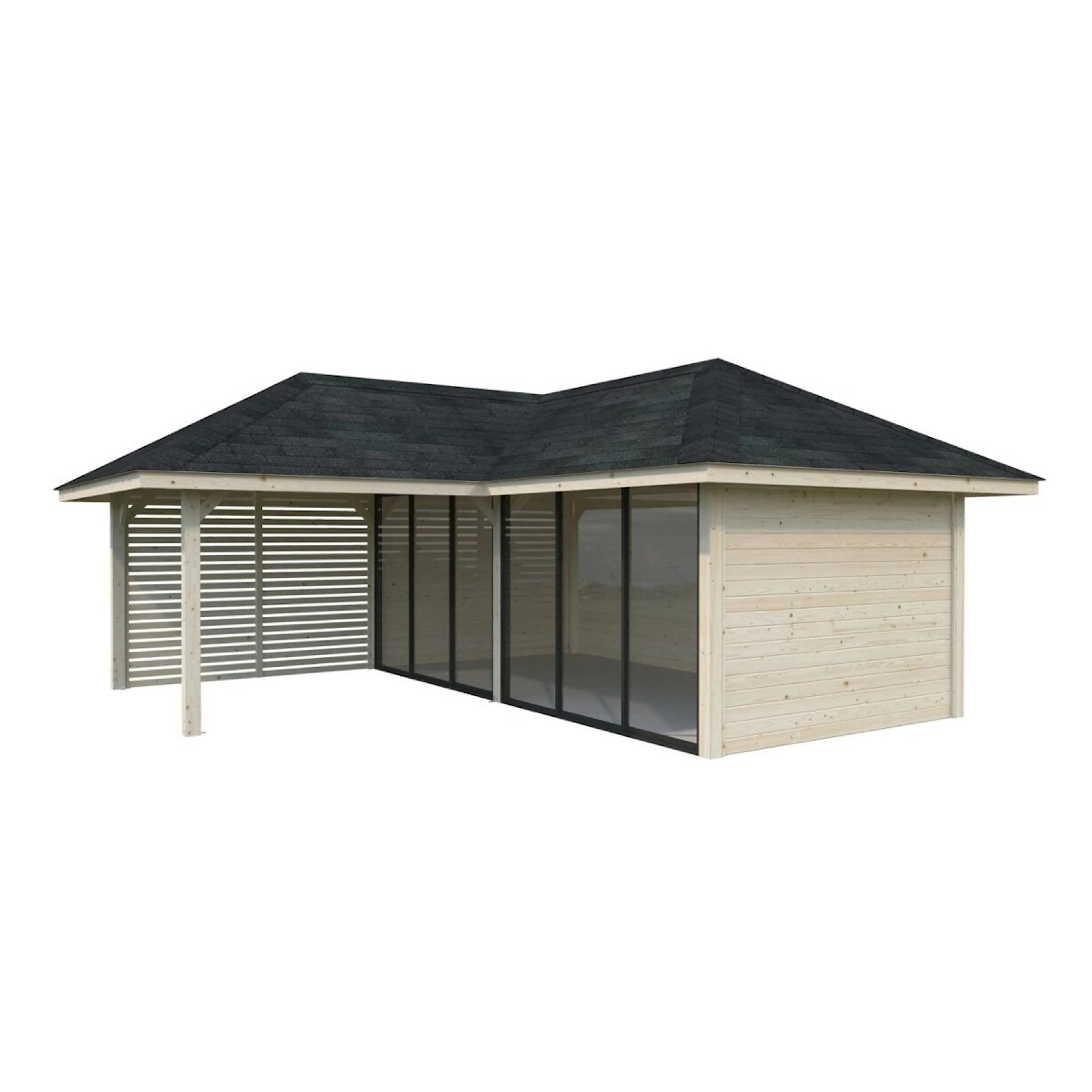Hagestue Palmako Bianca 24,9 m2 Sett 213 Slide
