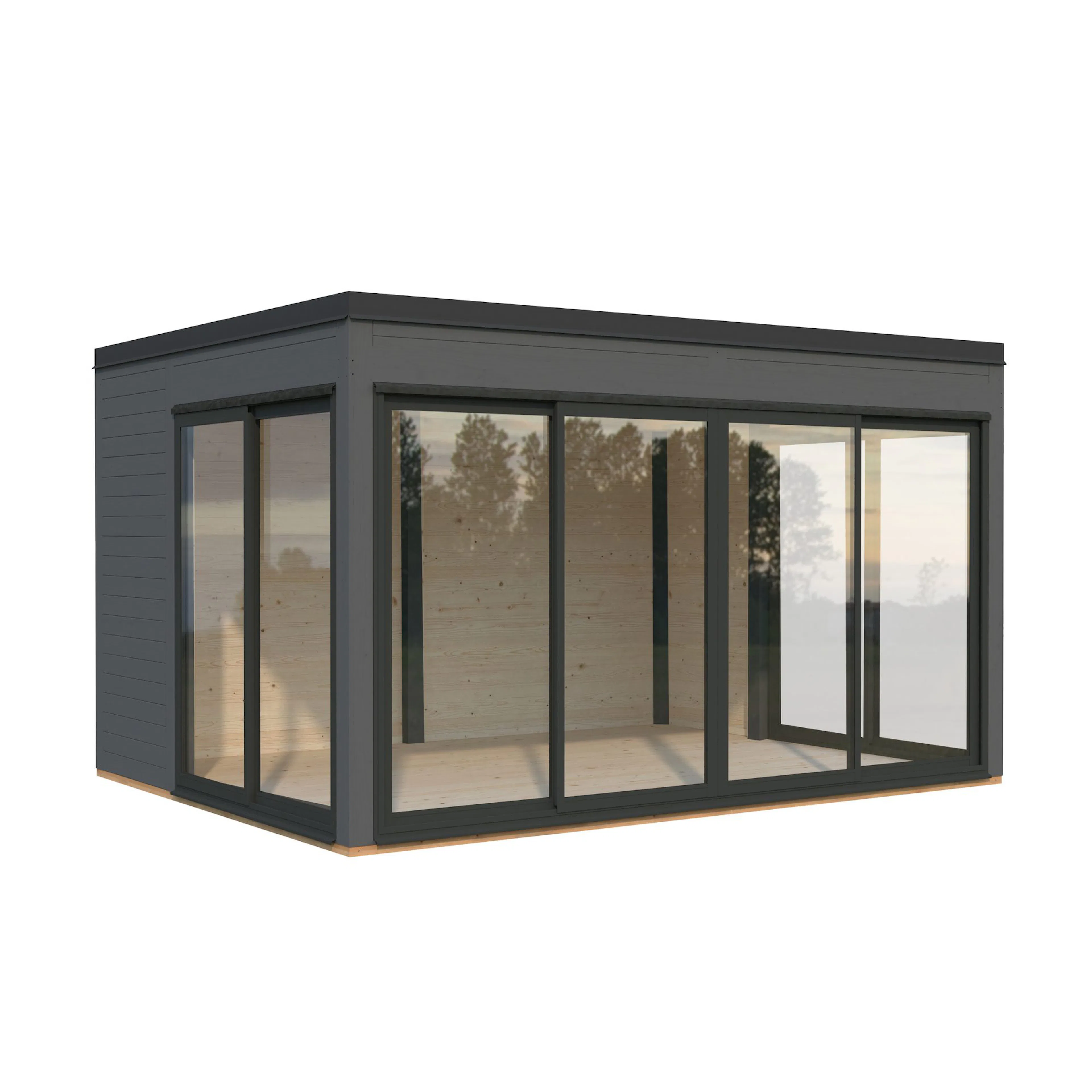 Hagestue Palmako Serena 13,4 m² Set 2 Slide Plus (inv. 12,6 m²)