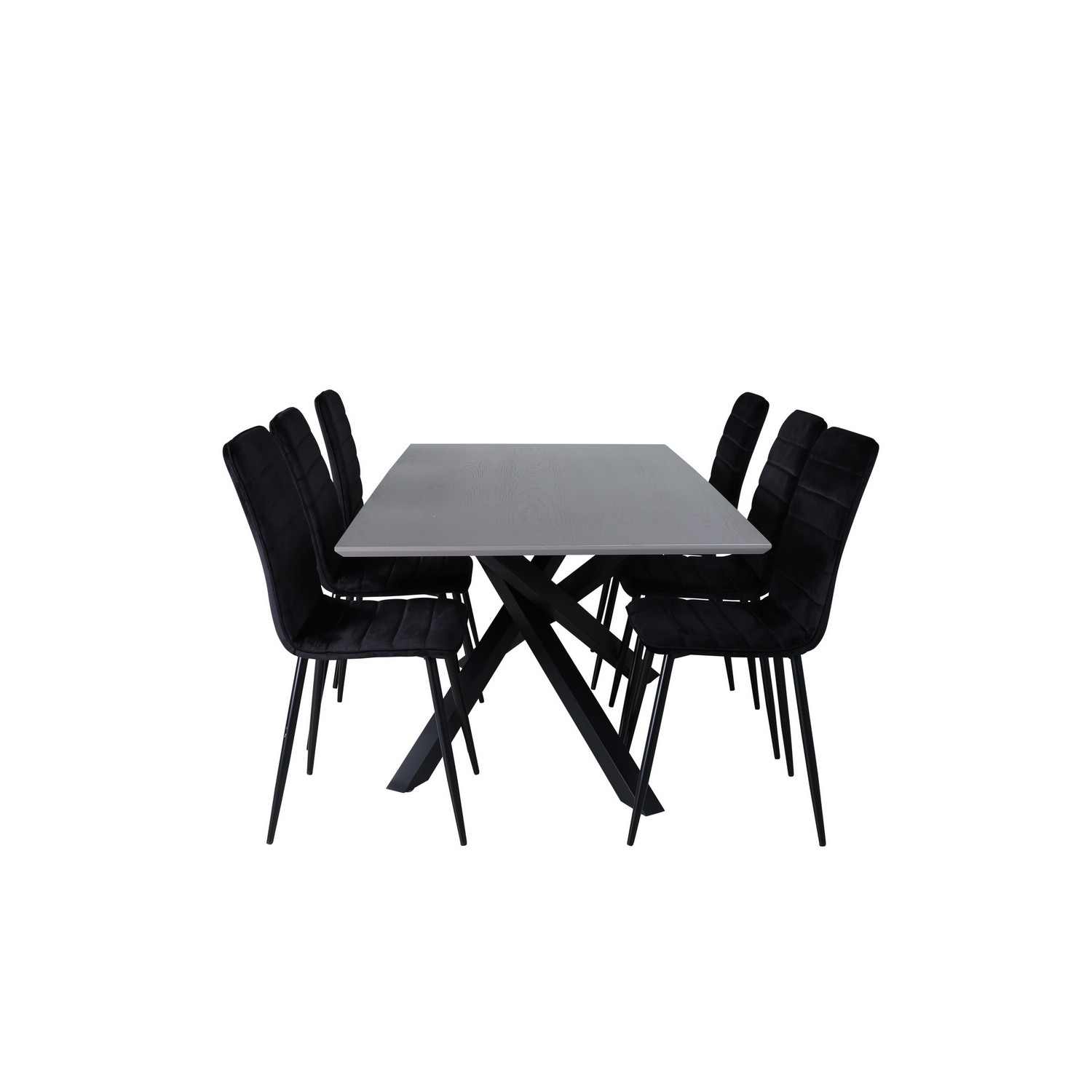 Spisegruppe Venture Home Piata med 6 Walerina Stoler