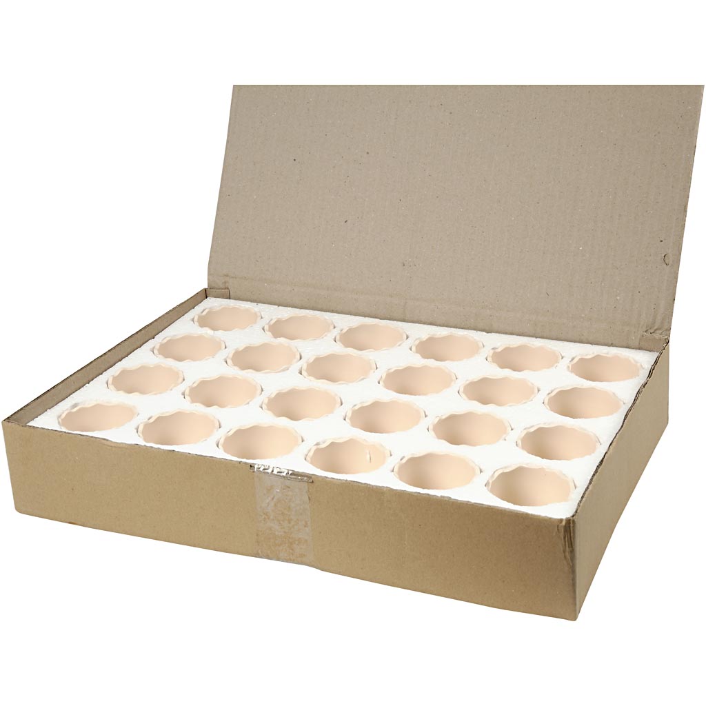 Eggeskall Creativ Company Hvit 24 stk/1 Pk