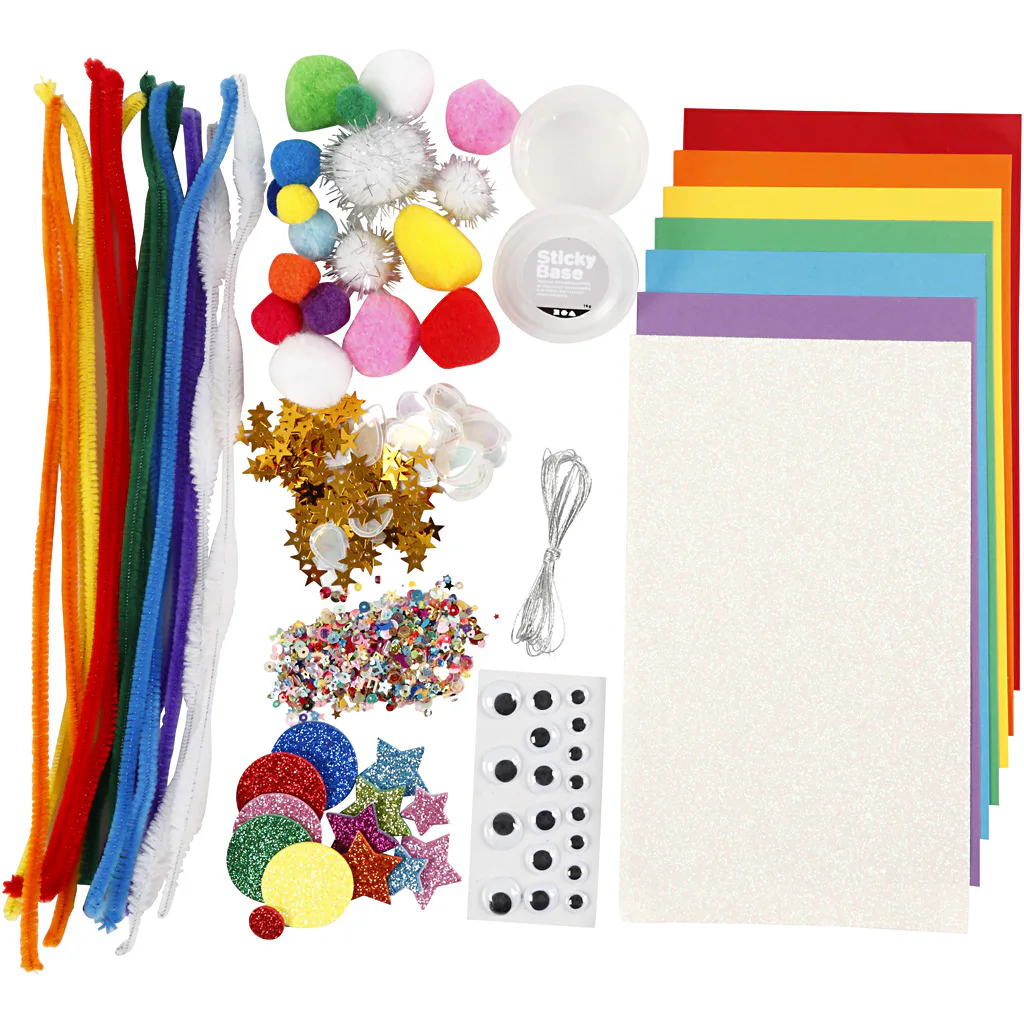Materiellsett Creativ Company Kreativ Mix Regnbue 1 Pk