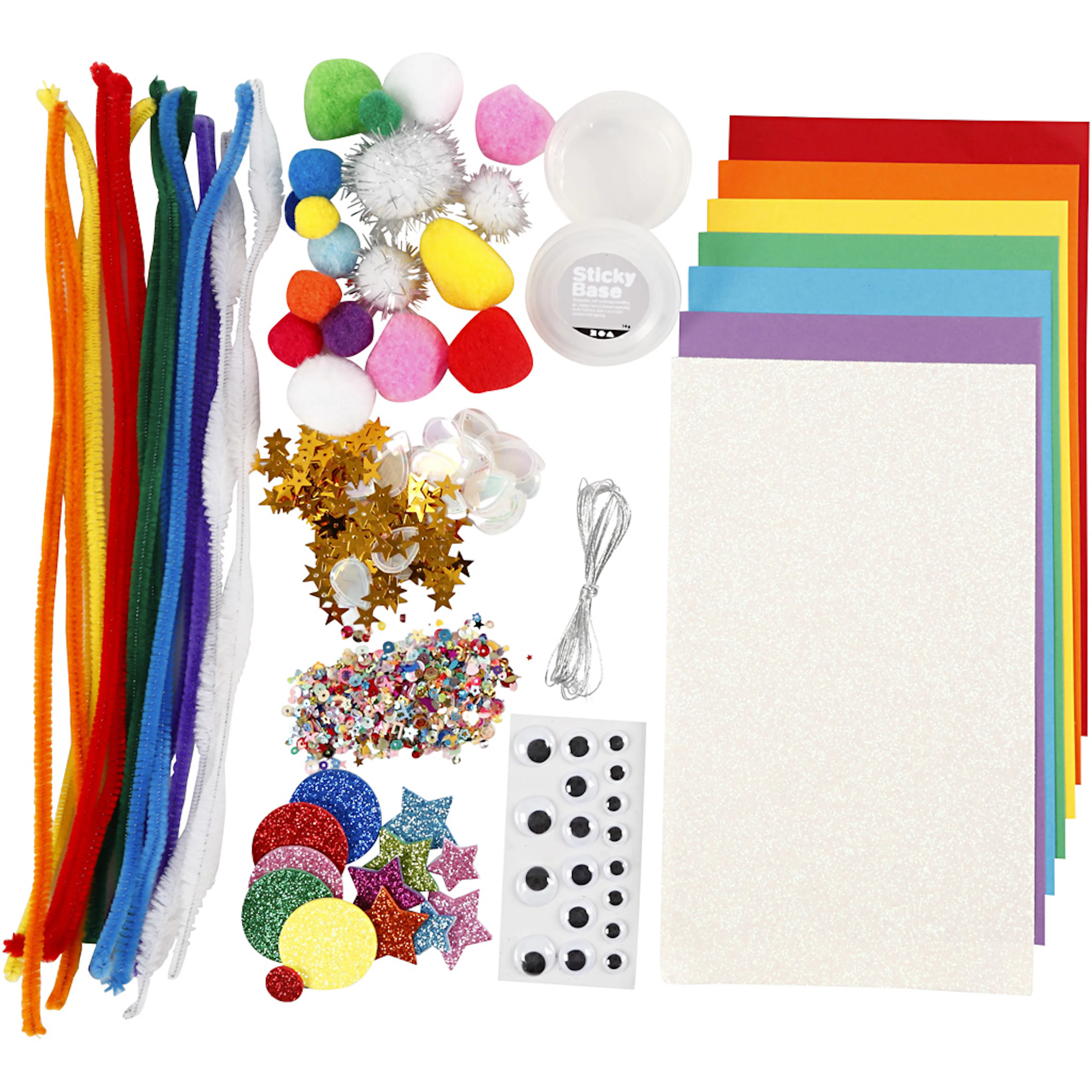 Materiellsett Creativ Company Kreativ Mix Regnbue 1 Pk