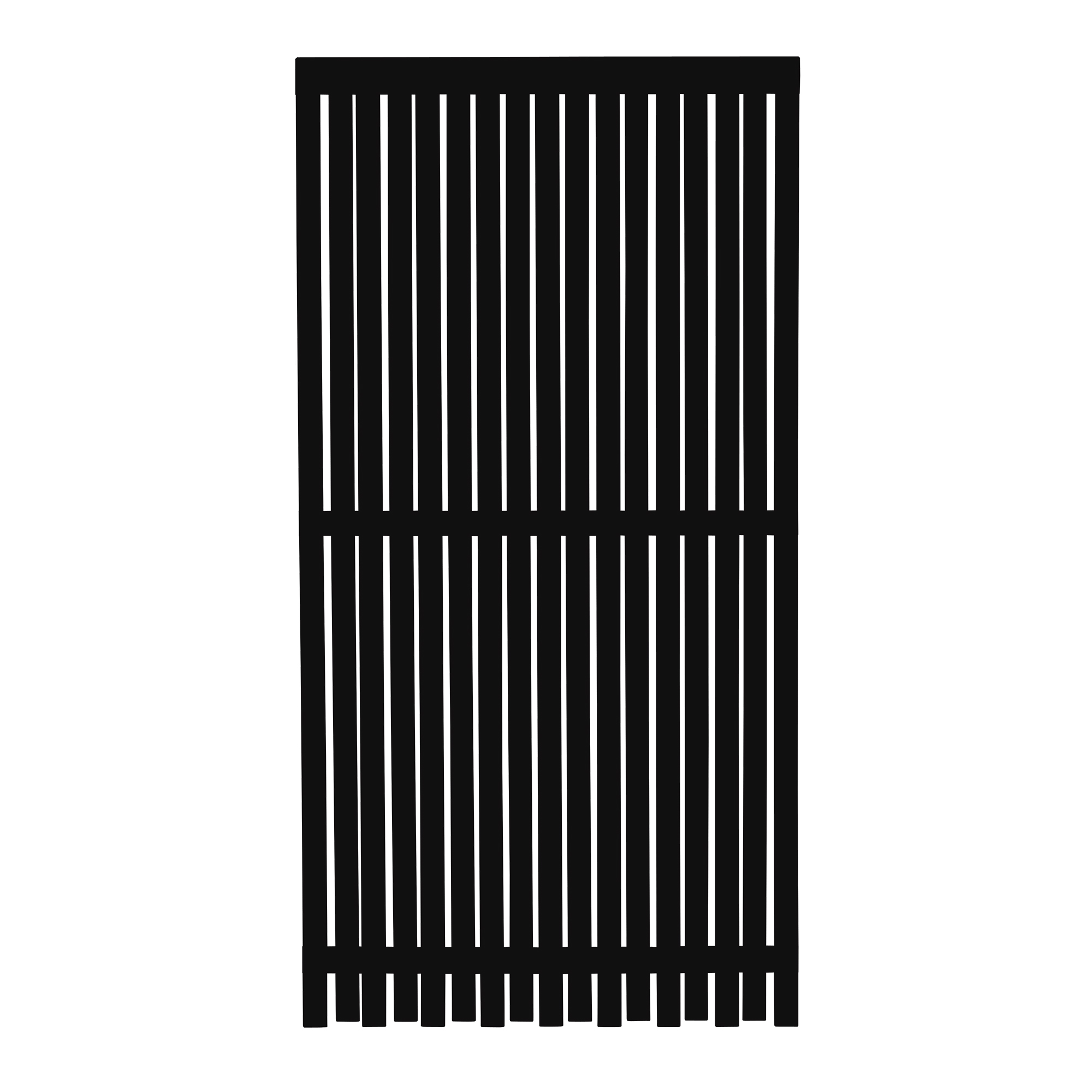 Staget PLUS Nagano Grunnet Sort 90×180 cm