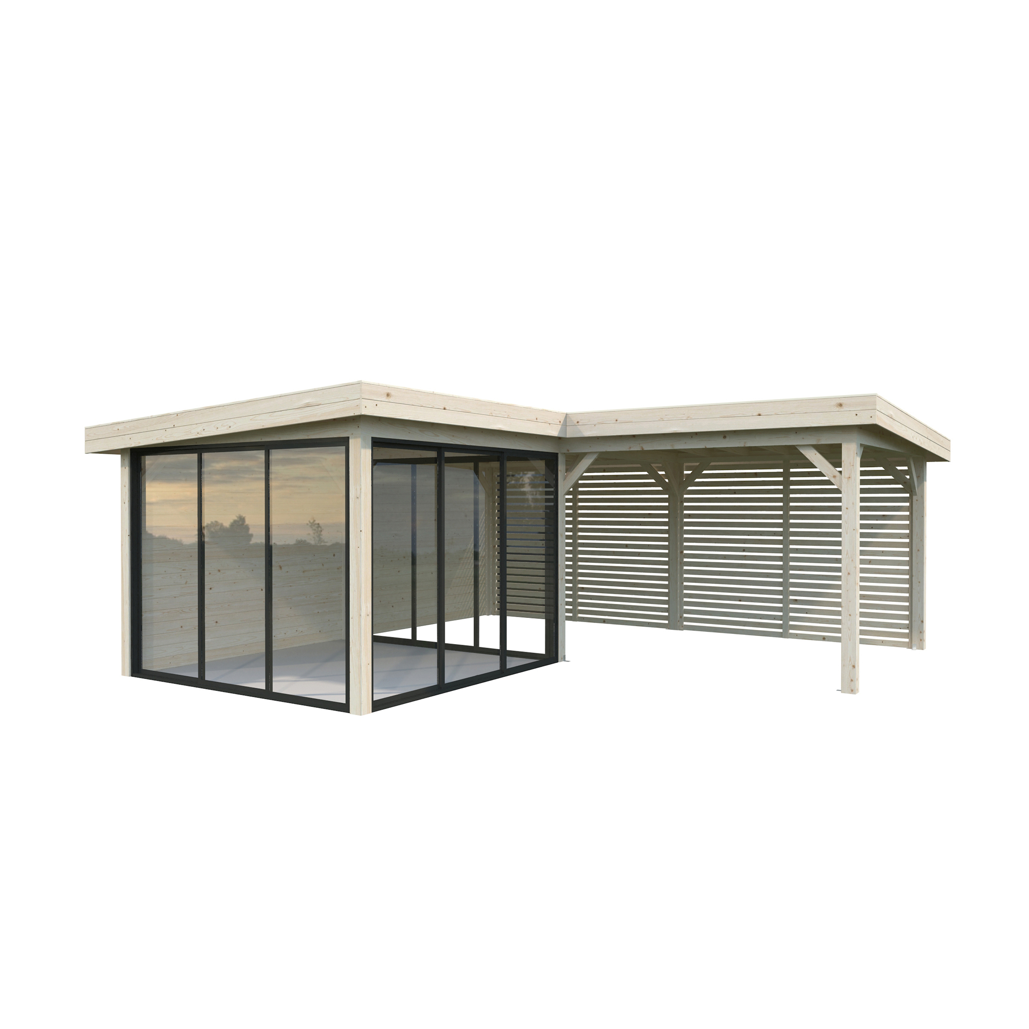 Hagestue Palmako Lenna 24,9 m2 Set 411 Slide
