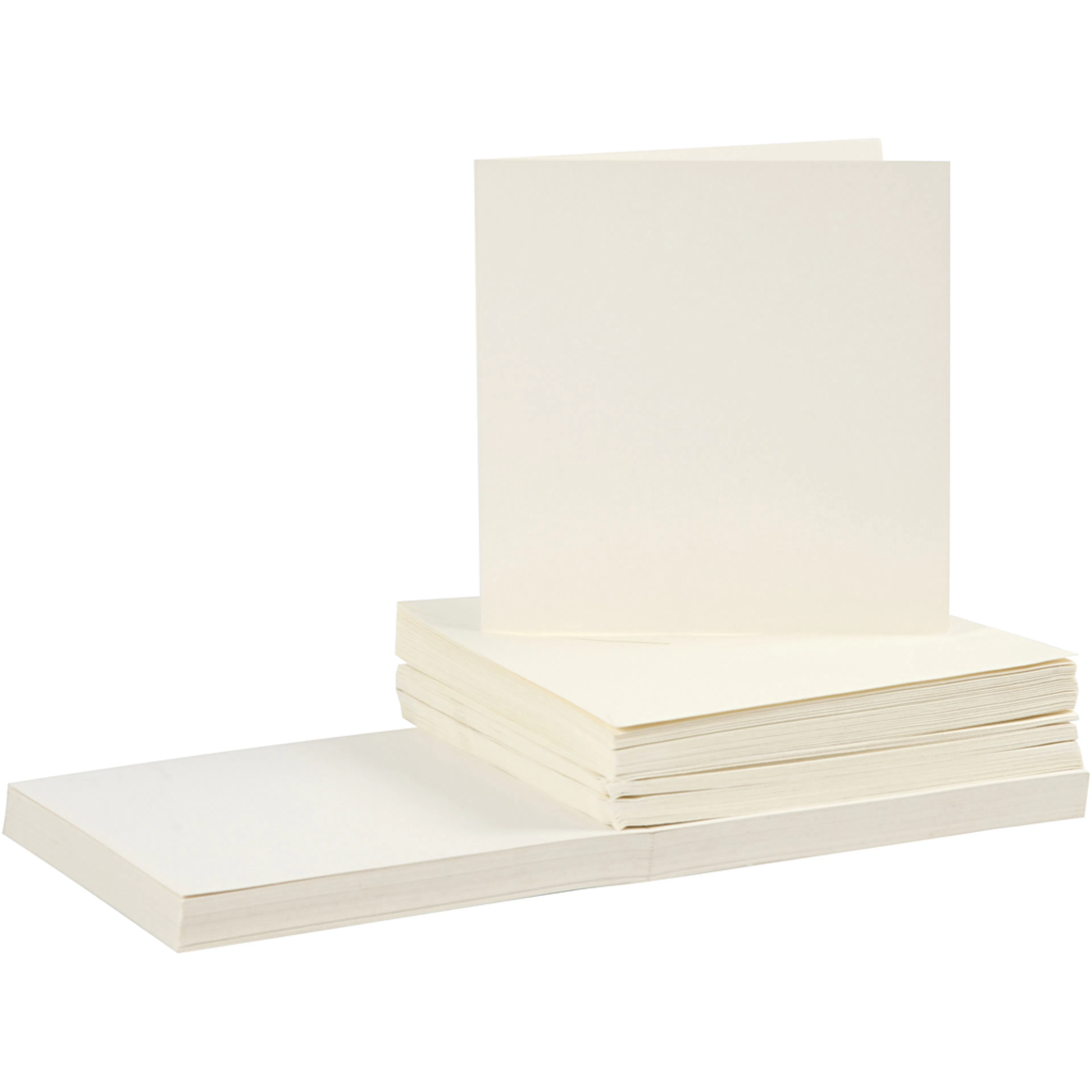 Kort Creativ Company og Konvolutt Kortstr 15x15 cm Konvstr 16x16 cm 50 sett/1 Pk