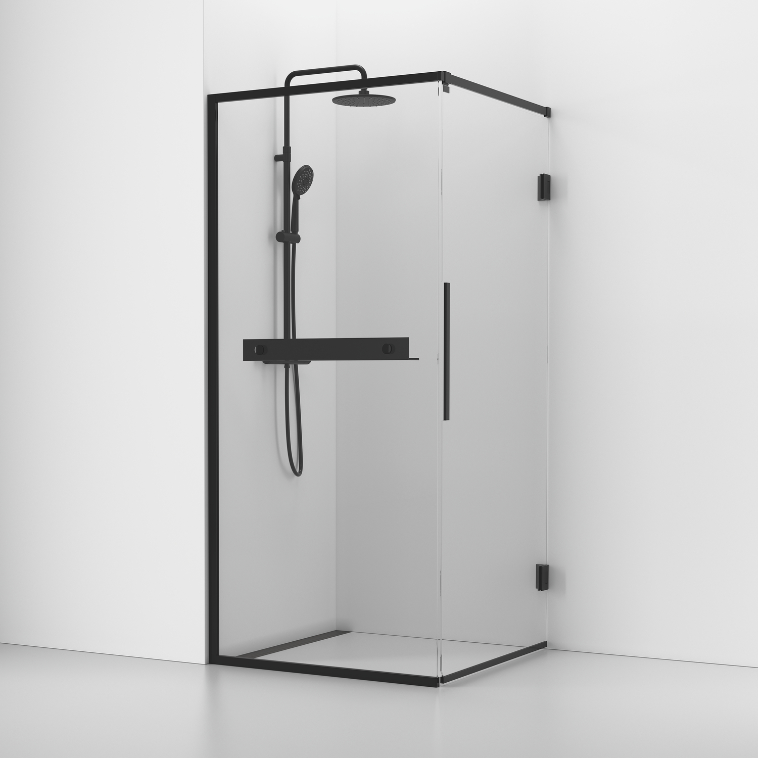 Duschhörn Svedbergs Langfoss 200 med Hylla