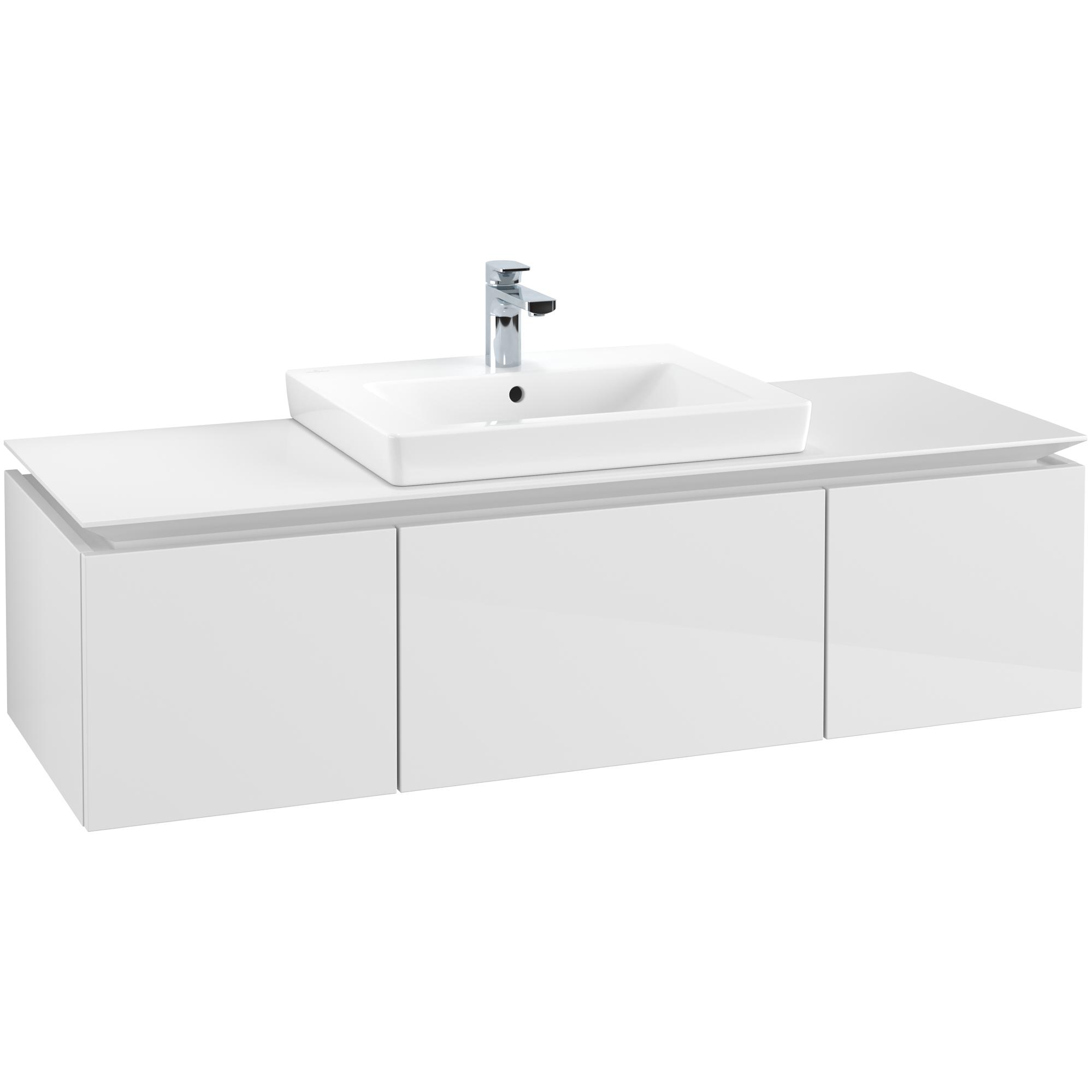 Tvättställsskåp Villeroy & Boch Legato Kompakt med 3 Lådor för Tvättställ | badrum - badrumsmobler - tvattstallsskap-och-kommod | KakelKungen