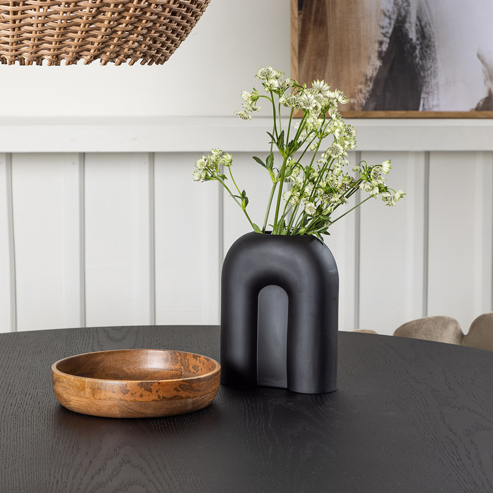 Spisegruppe Venture Home Bootcut Ø110 cm med 4 Limhamn Stoler