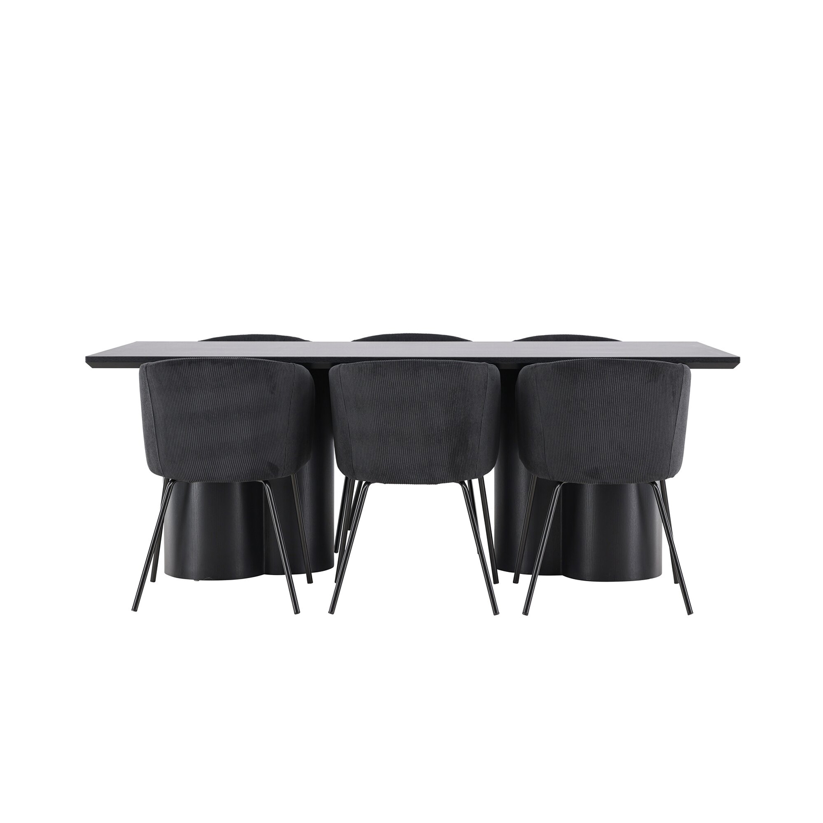 Spisegruppe Venture Home Olivia 210 med 6 stk Berit Stoler