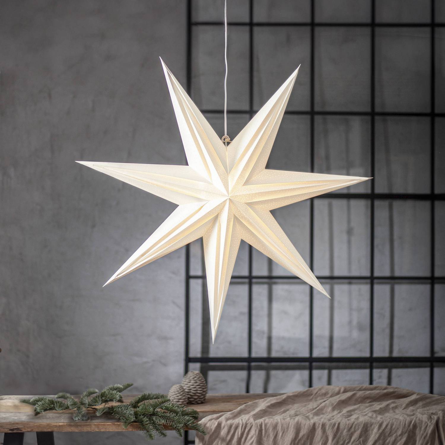 Adventstjerne Star Trading Holly Papirstjerne