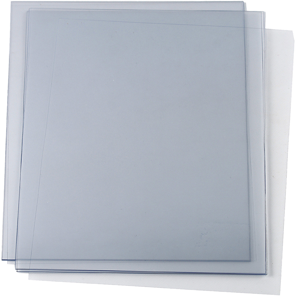 Hardplastfolie Creativ Company A4 210x297 mm Tykkelse 190 my 5 Ark/1 Pk