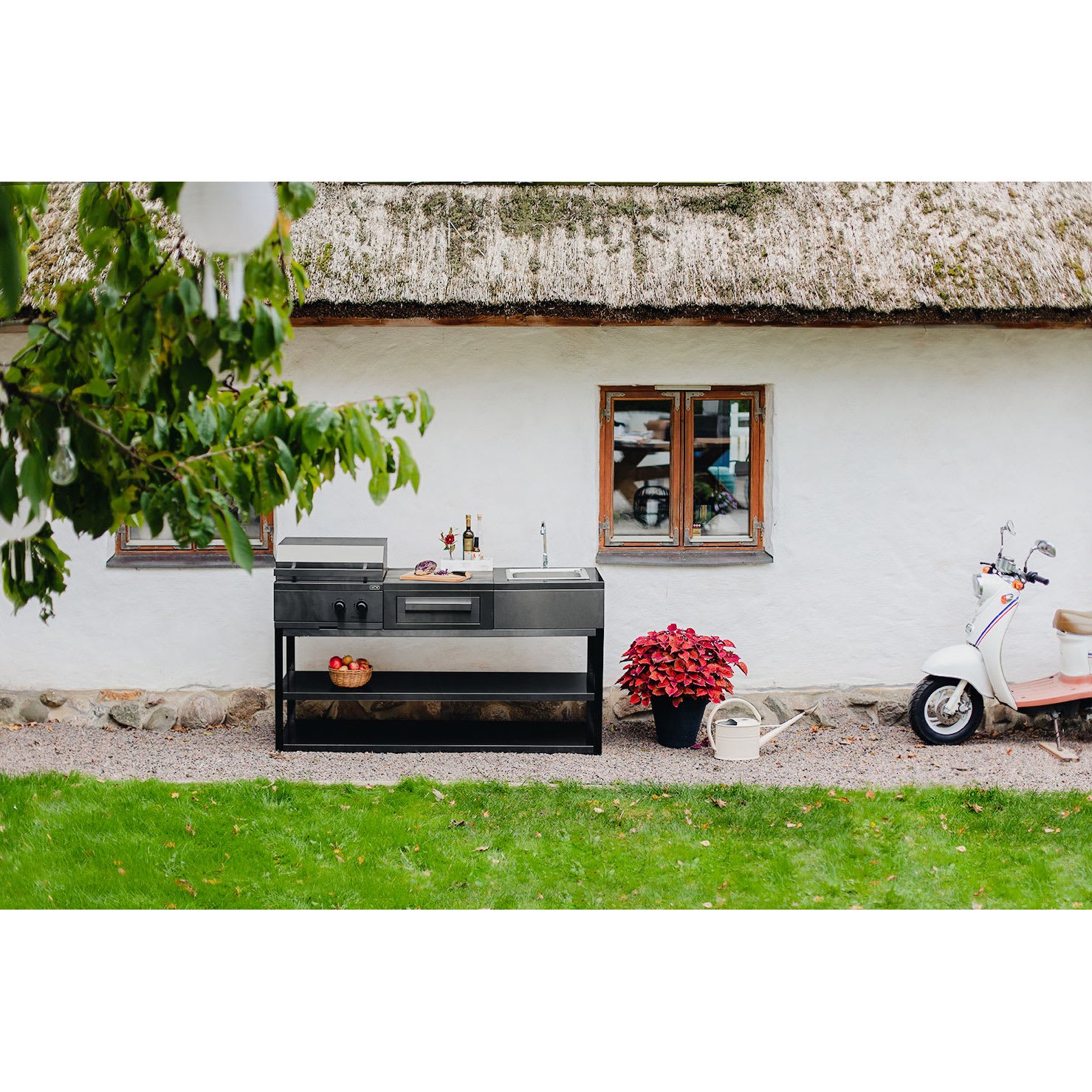 Oppbevaringsmodul med arbeidsbenk Myoutdoorkitchen Nordic Line