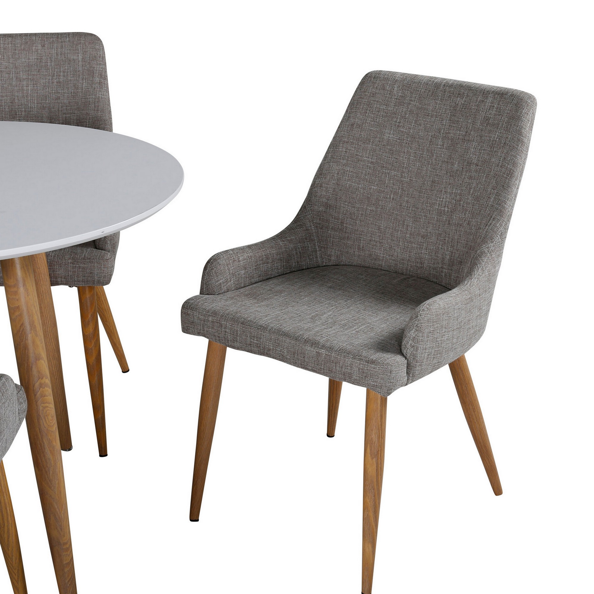 Spisegruppe Venture Home Polar med 4stk Plaza Stoler