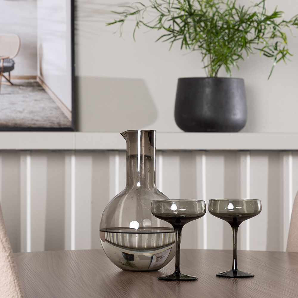 Spisegruppe Venture Home Durango Ø120 cm med 4 stk Seda Stoler