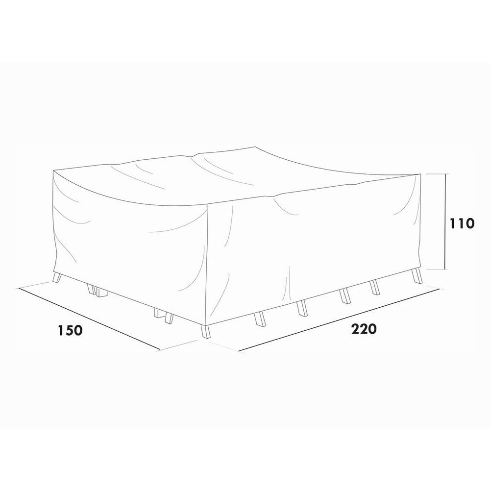 Møbeltrekk Hillerstorp Spisegruppe 220X150X110 Cm