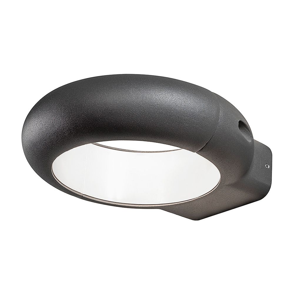 Vegglampe Gnosjö Konstsmide Rovigo 5W High Power LED Mørk Grå
