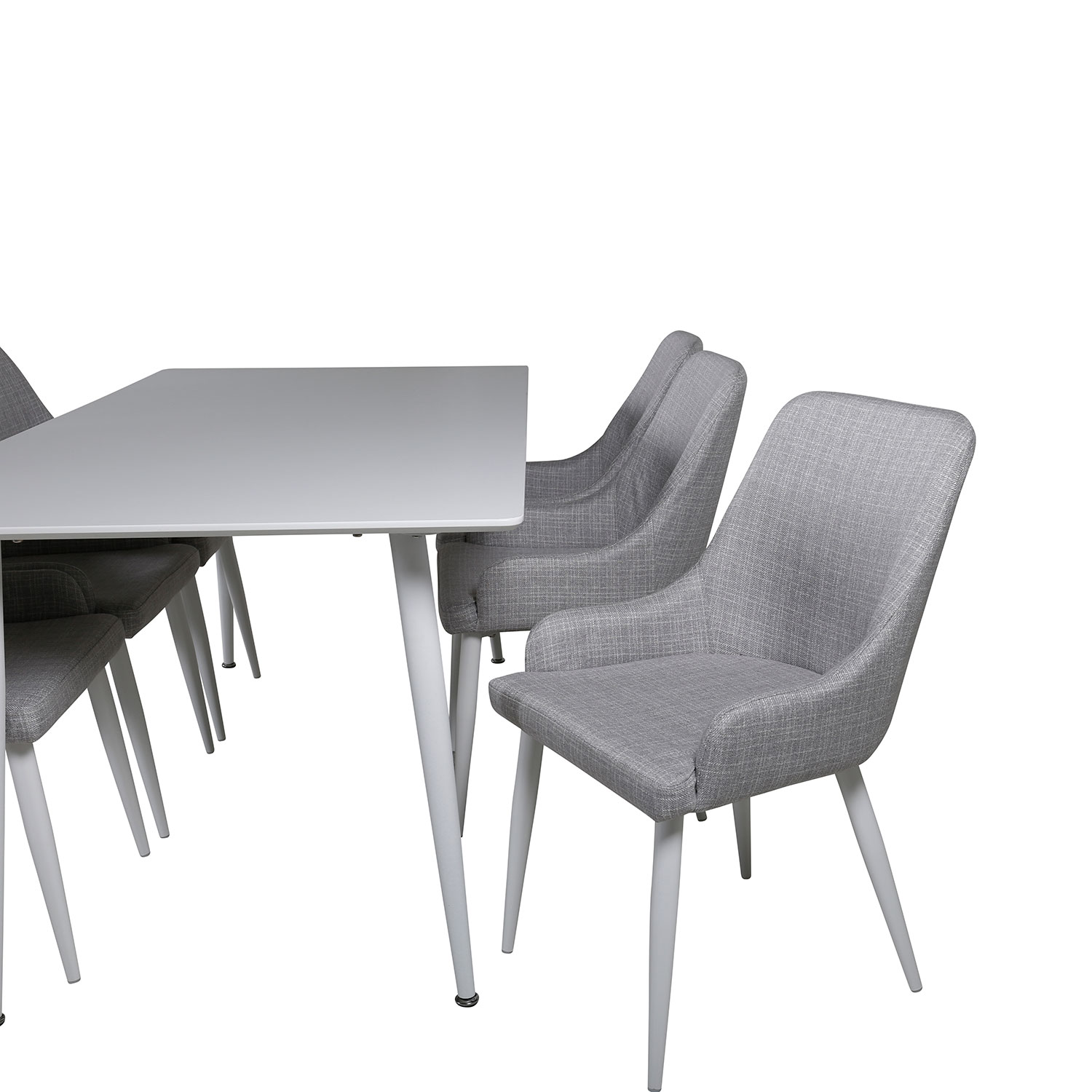 Spisegruppe Venture Home Polar med 6 Plaza Stoler