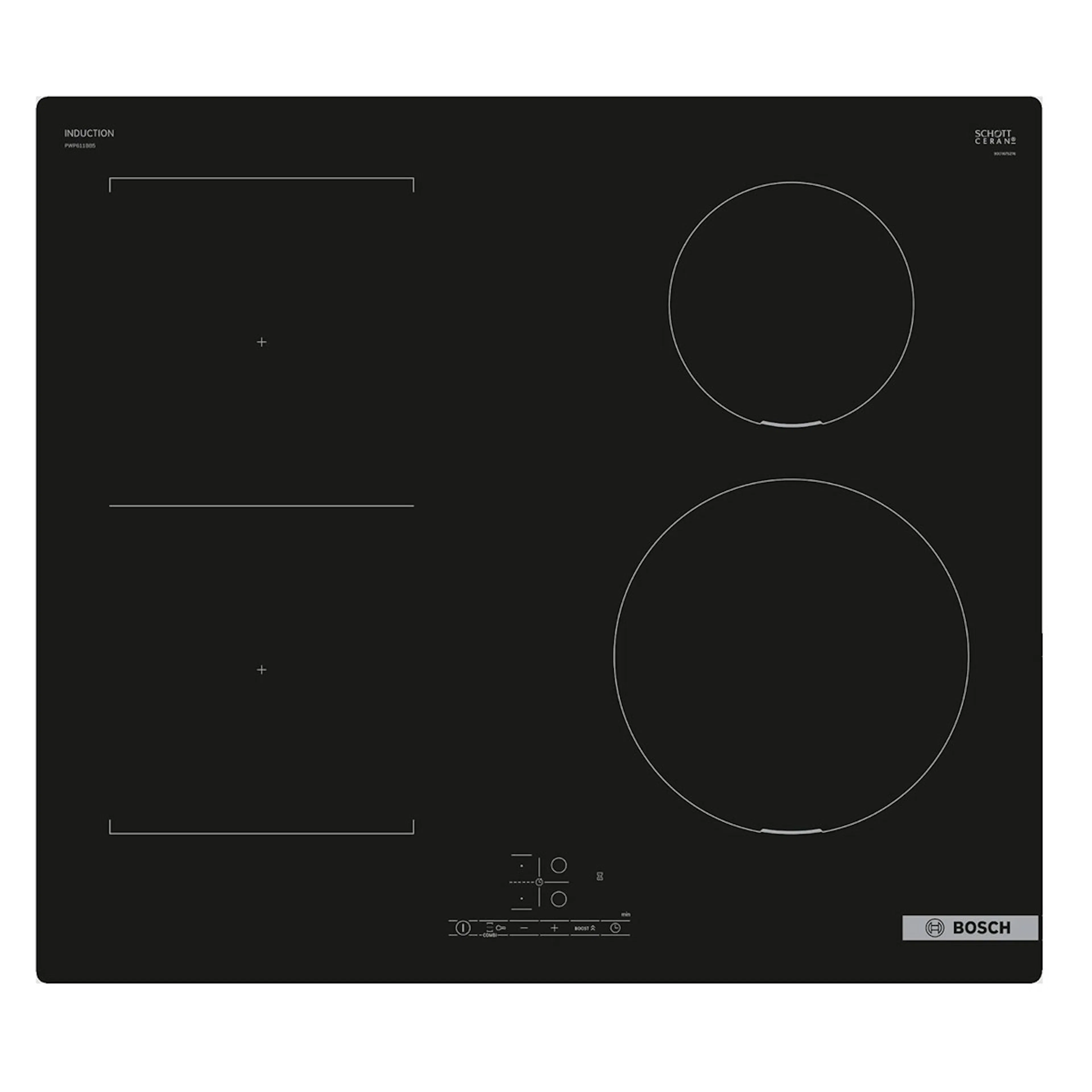 Induksjonstopp Bosch Serie 4 PWP611BB5E