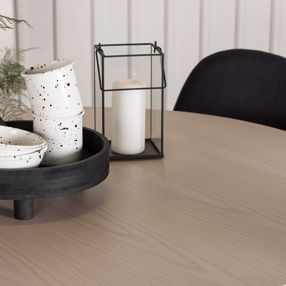 Spisegruppe Venture Home Olivia med 4 Polar Stoler Natur