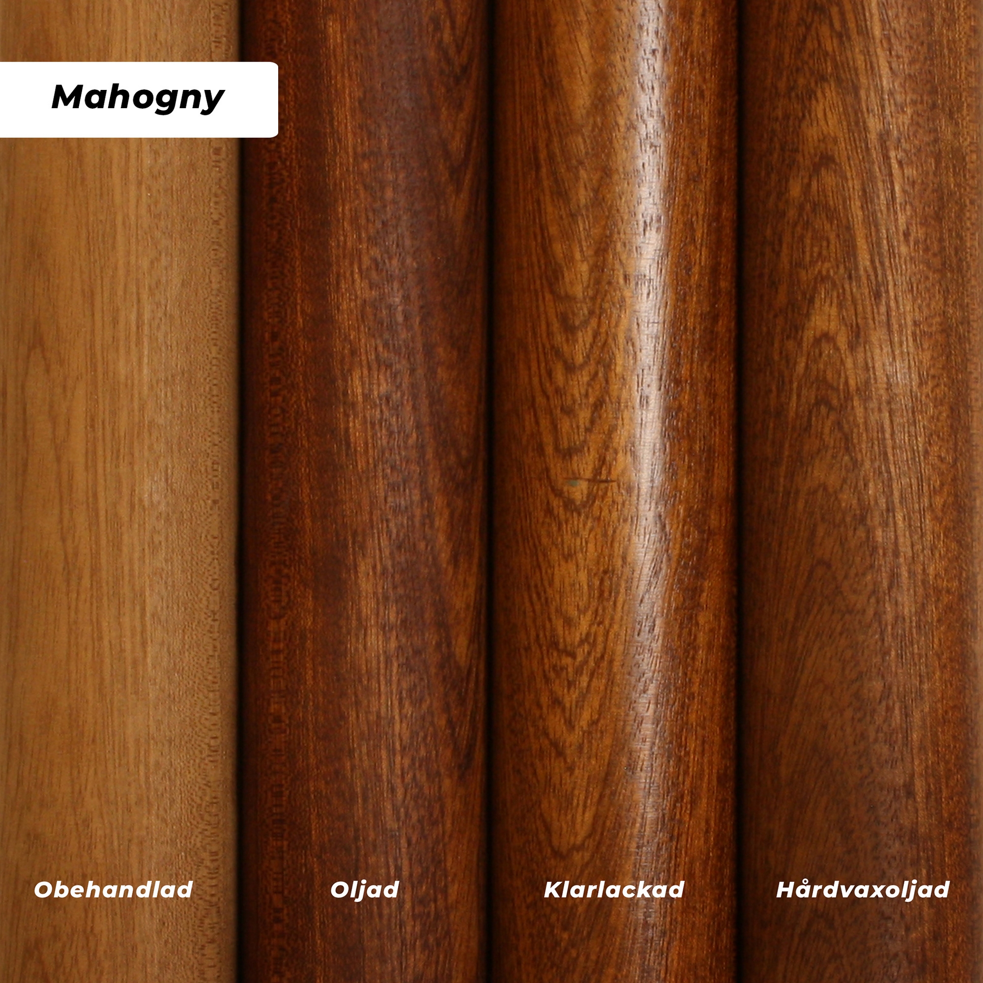 Håndløper Herrljunga Ledstångsfabrik Mahogny 40 mm