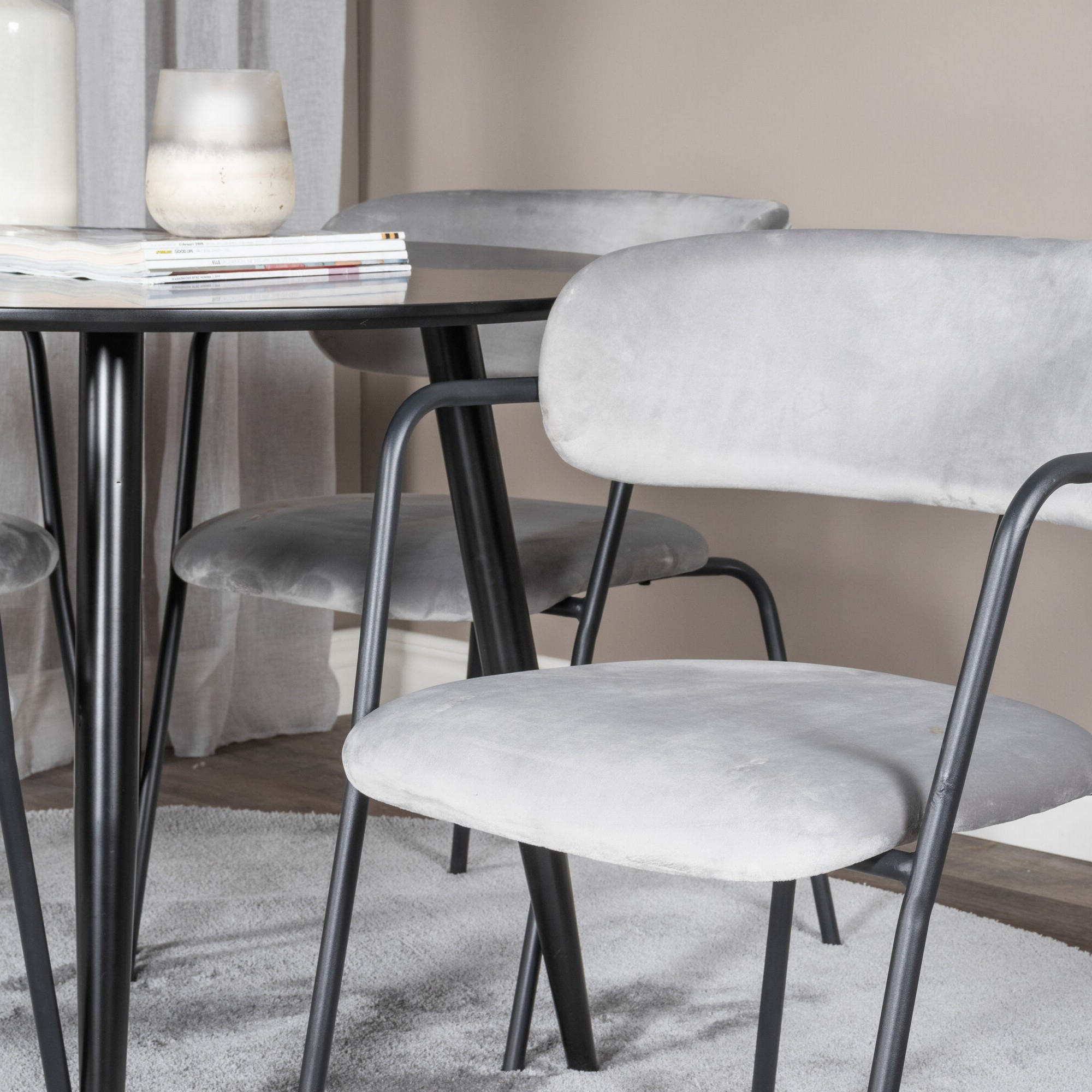 Spisegruppe Venture Home Plaza med 4stk Arrow Stoler