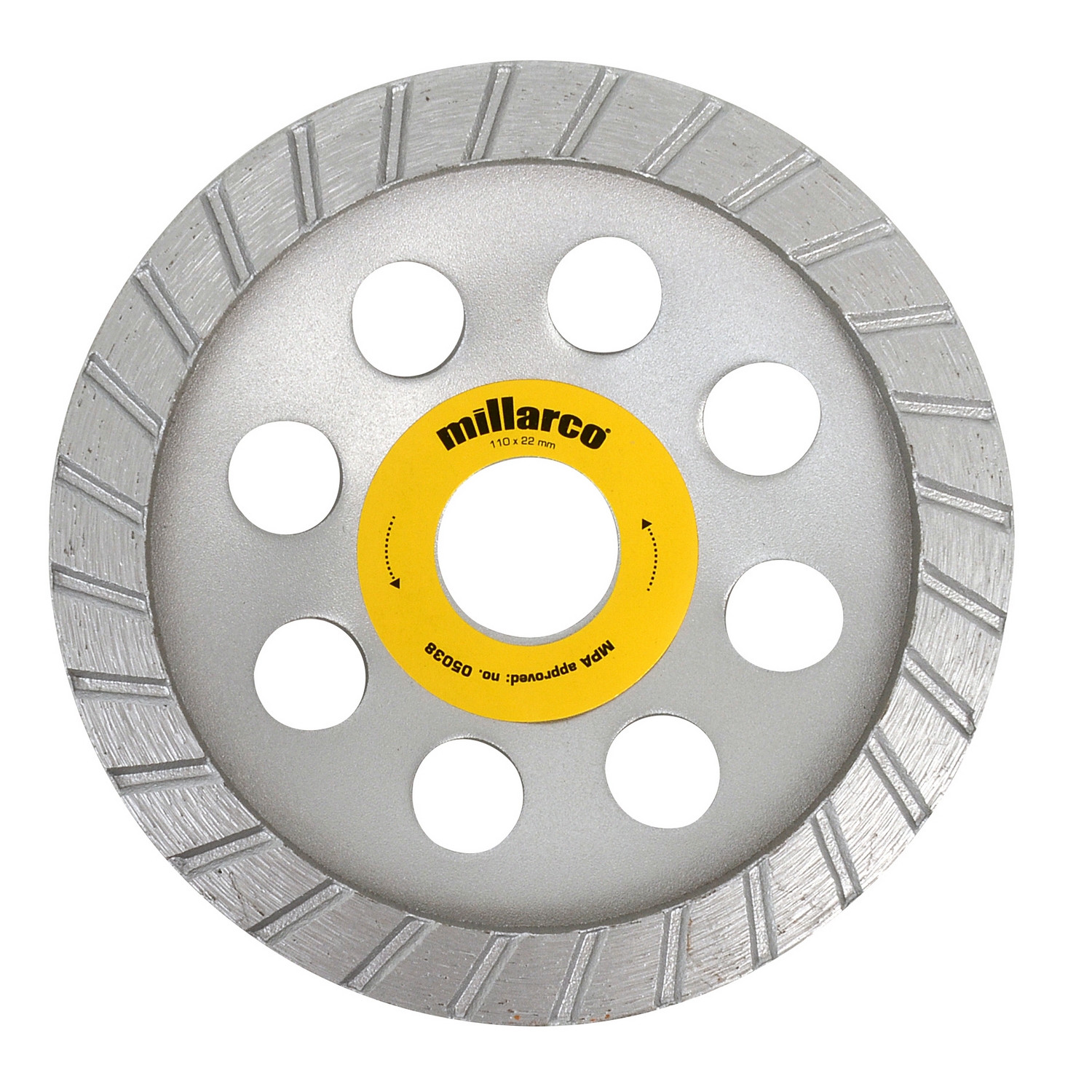 Diamantskrubbeskive Millarco Ø110 mm