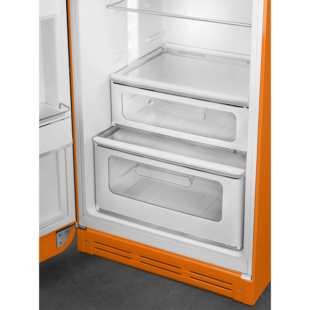 Kombiskap Kjøleskap/Fryser Smeg FAB30LOR6 Orange 50's Style