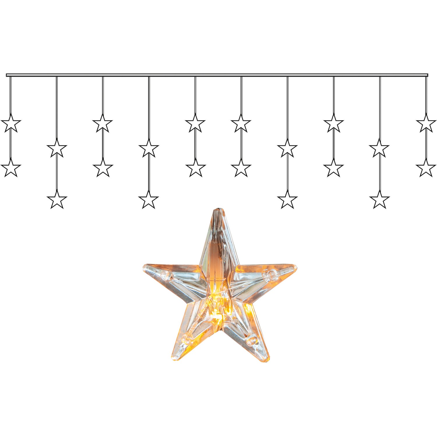 Lysgardin Star Trading 180x40 LED ww