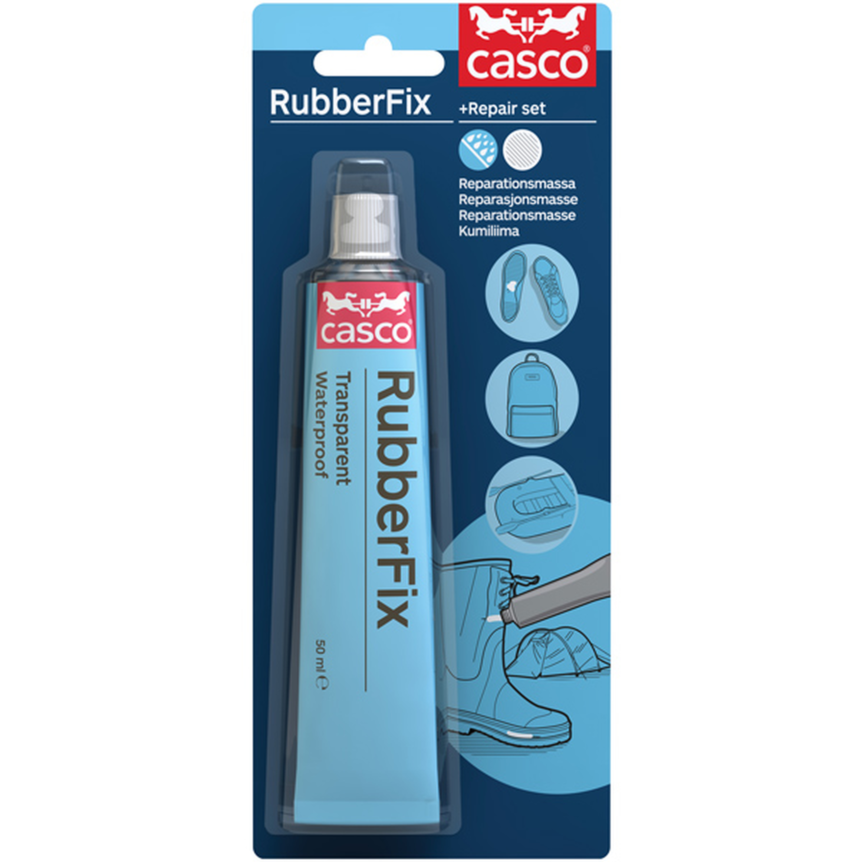 Reparationspasta Casco gummifix 50 ml