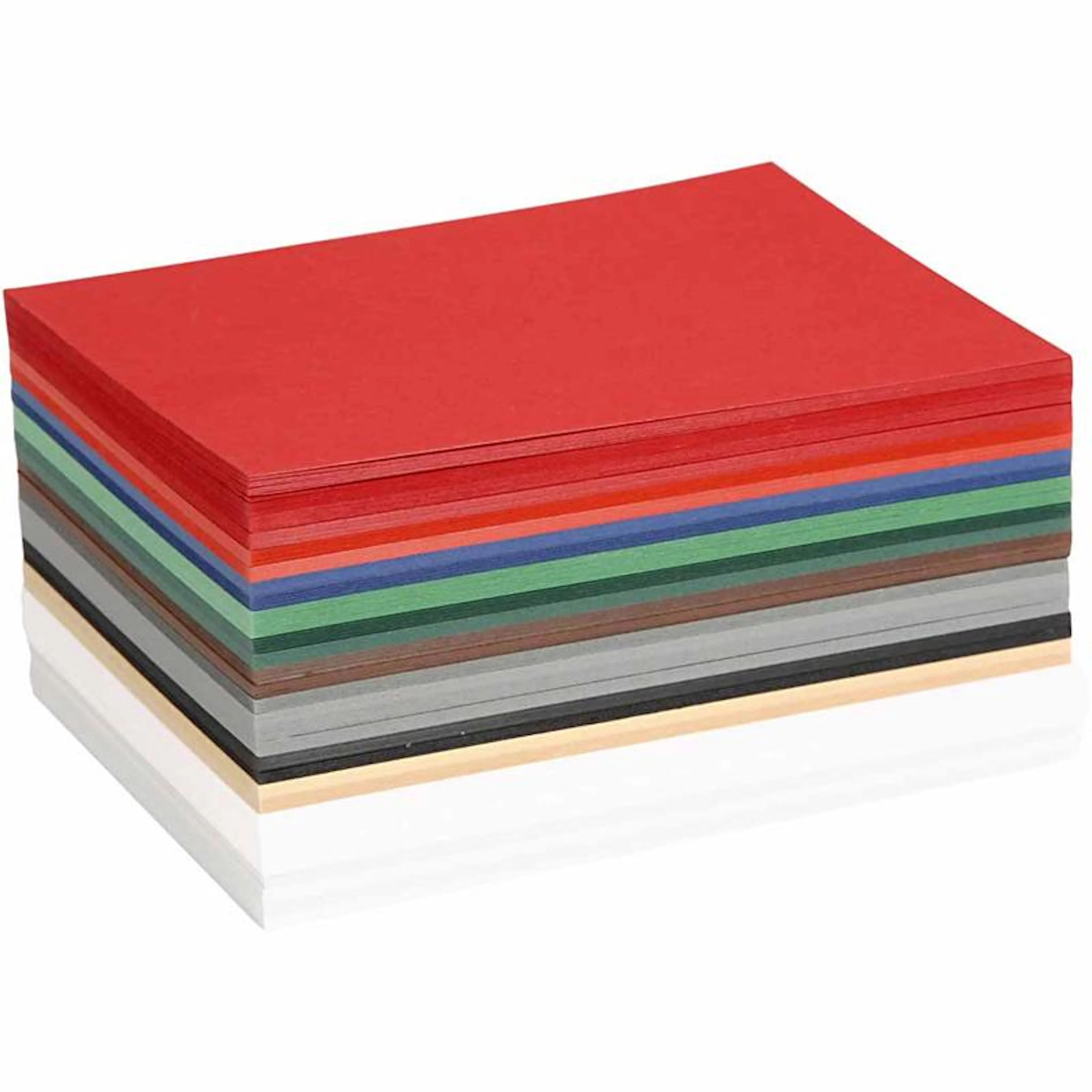 Julkartong, mixade färger, A6, 105x148 mm, 180 g, 300 mix. a 300 st