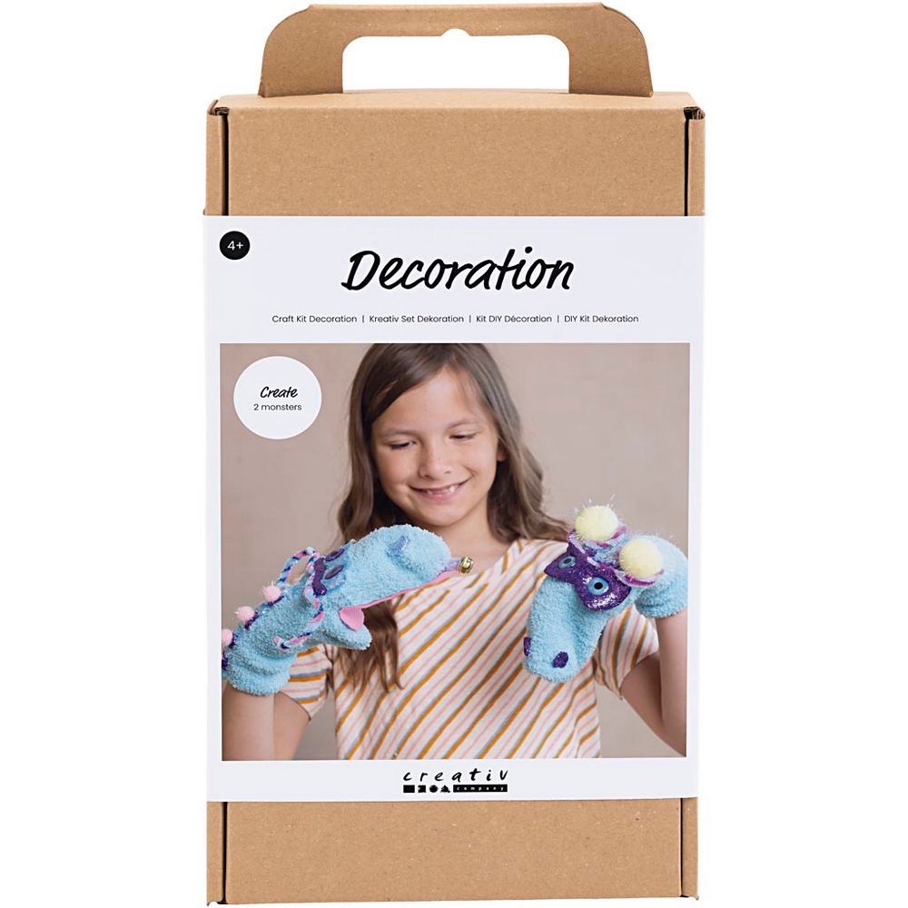 Strømpemonster Creativ Company DIY Kit Dekorasjon