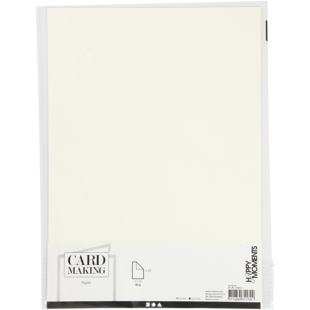Papir Creativ Company A4 210x297 mm 20 stk/1 Pk